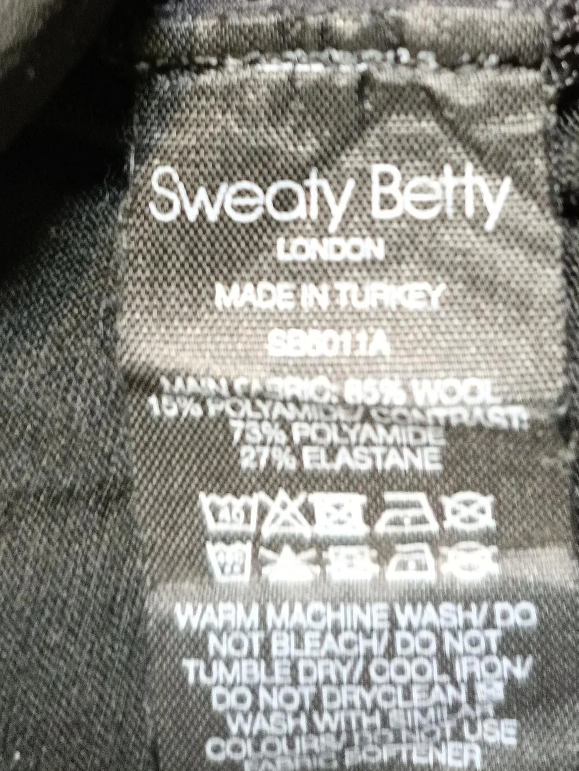 Sweaty Betty Women's Loungewear M Black Wool with Polyamide, Elastane Basic - Image 7