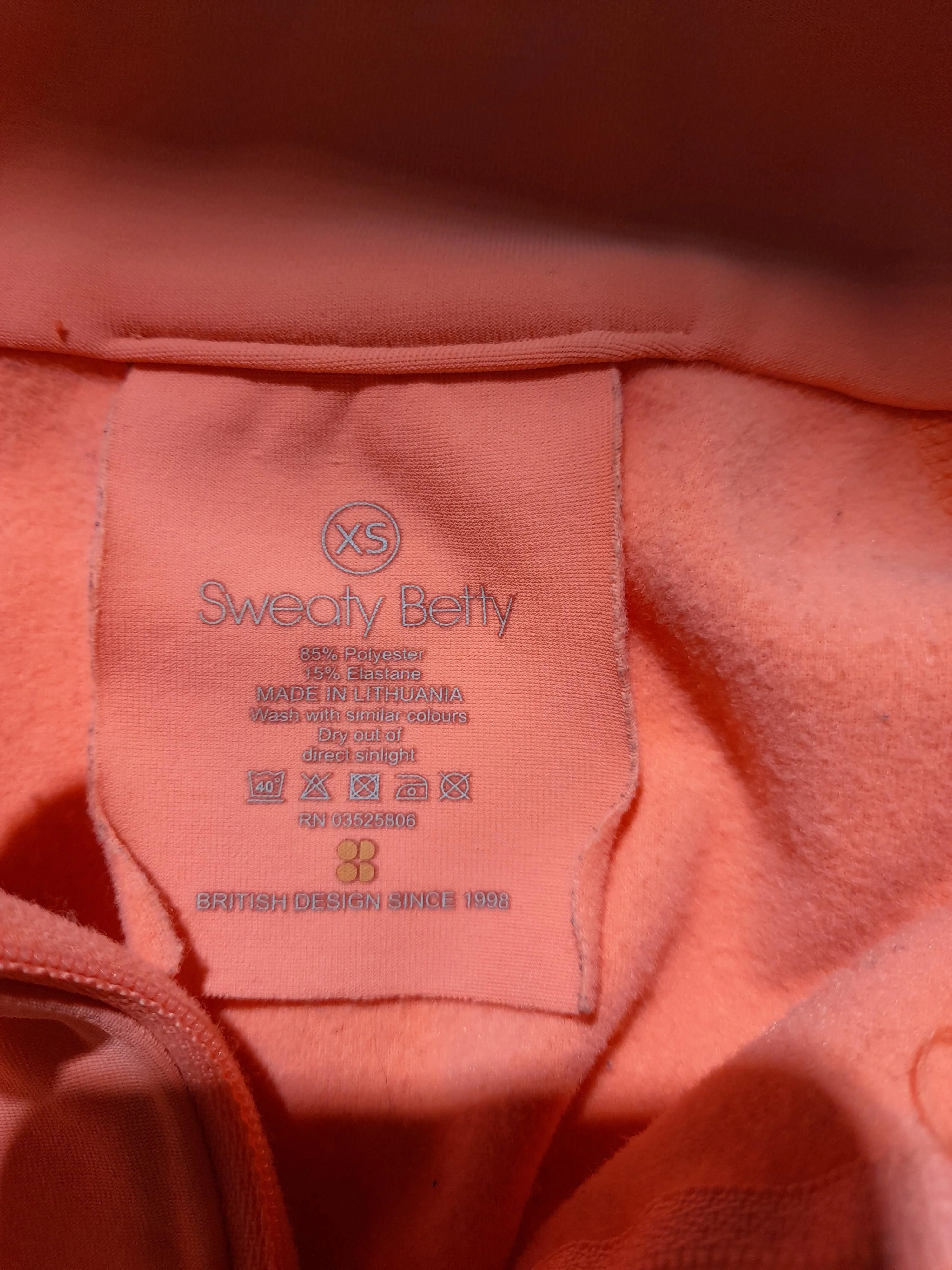 Sweaty Betty Women's Loungewear XS Orange Polyester with Elastane Basic - Image 5