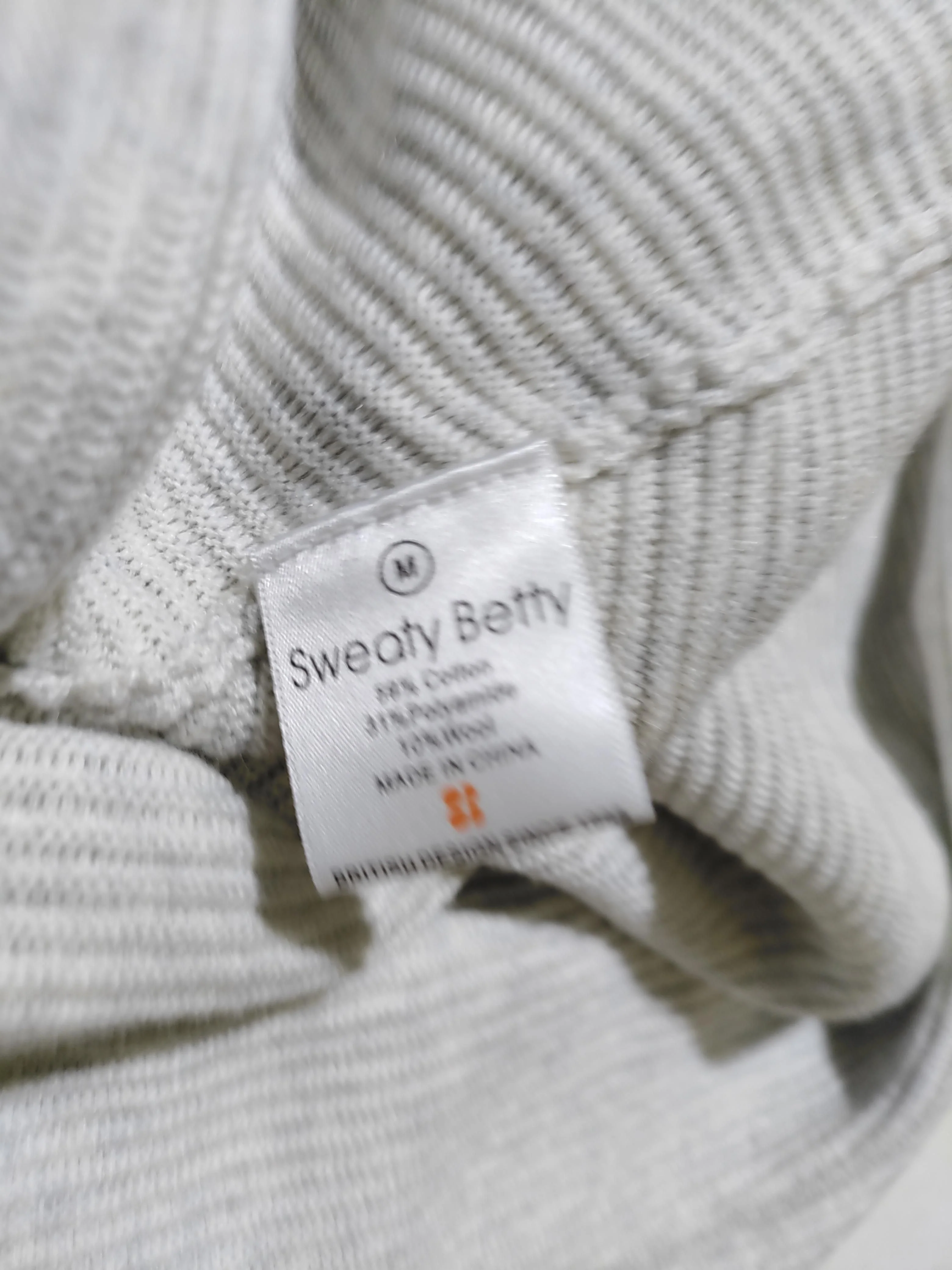 Sweaty Betty Women's Mini Skirt M Grey Cotton with Polyamide, Wool Short Mini - Image 6