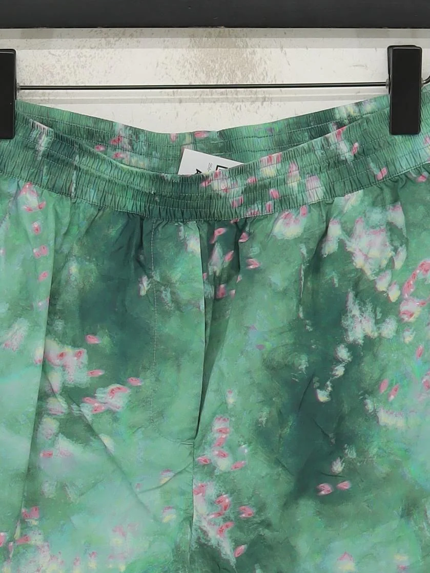 Sweaty Betty Women's Shorts UK 12 Green Floral 100% Polyamide Sweat - Image 3