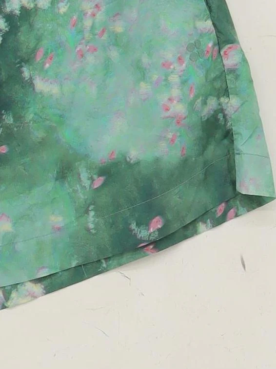 Sweaty Betty Women's Shorts UK 12 Green Floral 100% Polyamide Sweat - Image 4