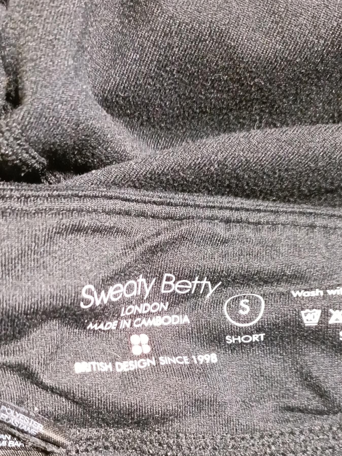 Sweaty Betty Women's Sports Bottoms S Black 100% Polyester Sweatpants - Image 5