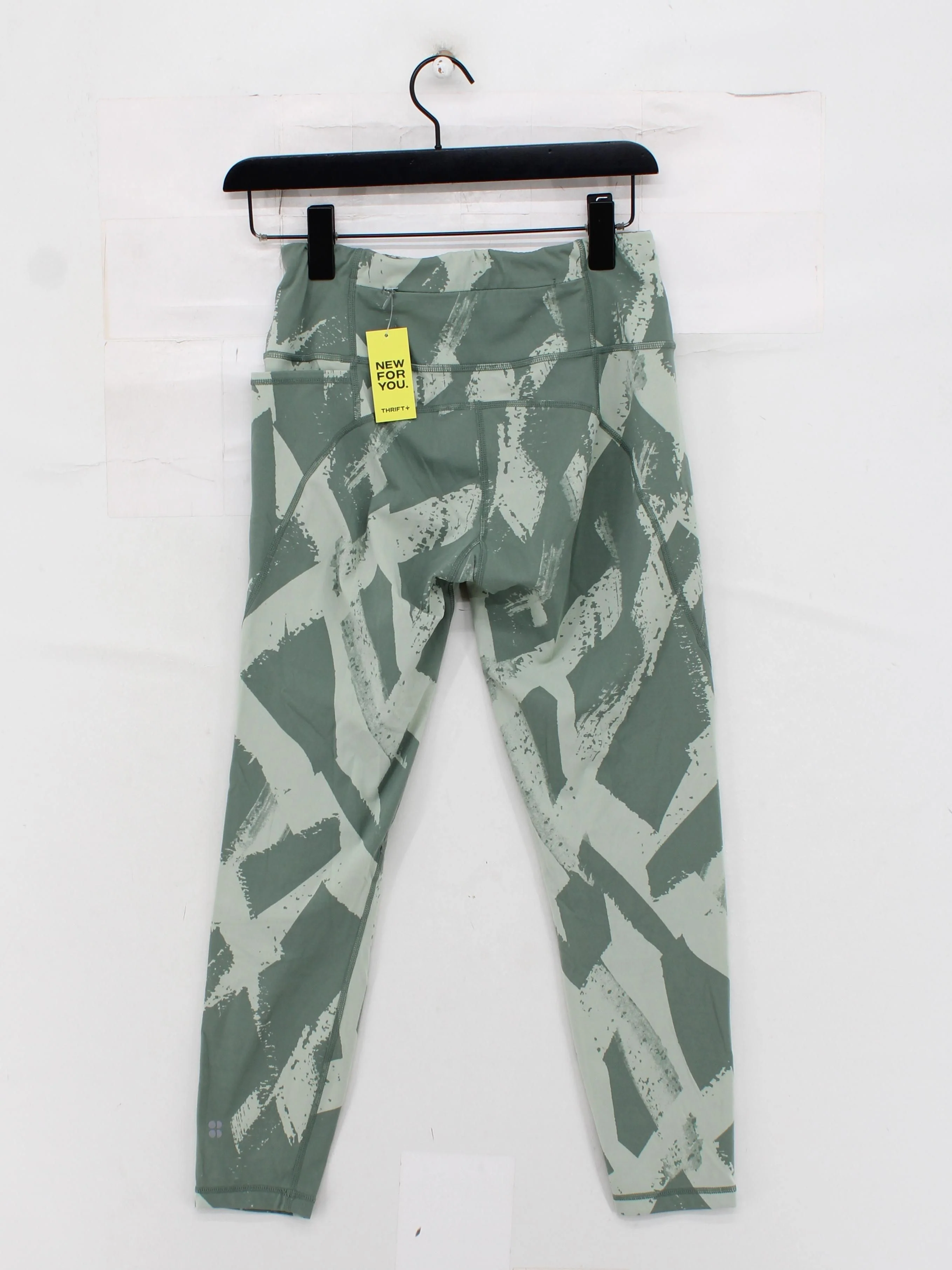 Sweaty Betty Women's Sports Bottoms S Green Nylon with Elastane Sweatpants - Image 2