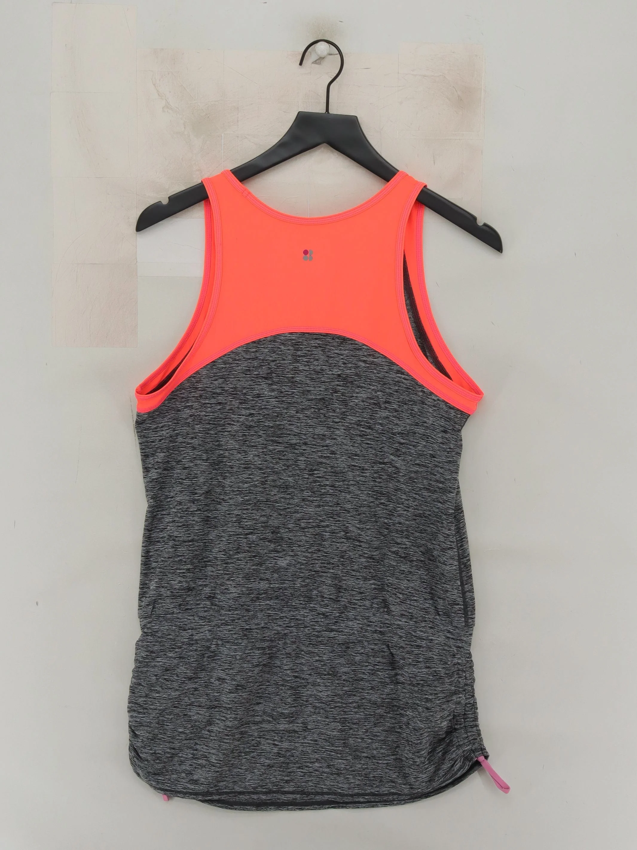 Sweaty Betty Women's T-Shirt L Orange Polyester with Elastane Sleeveless Basic - Image 2