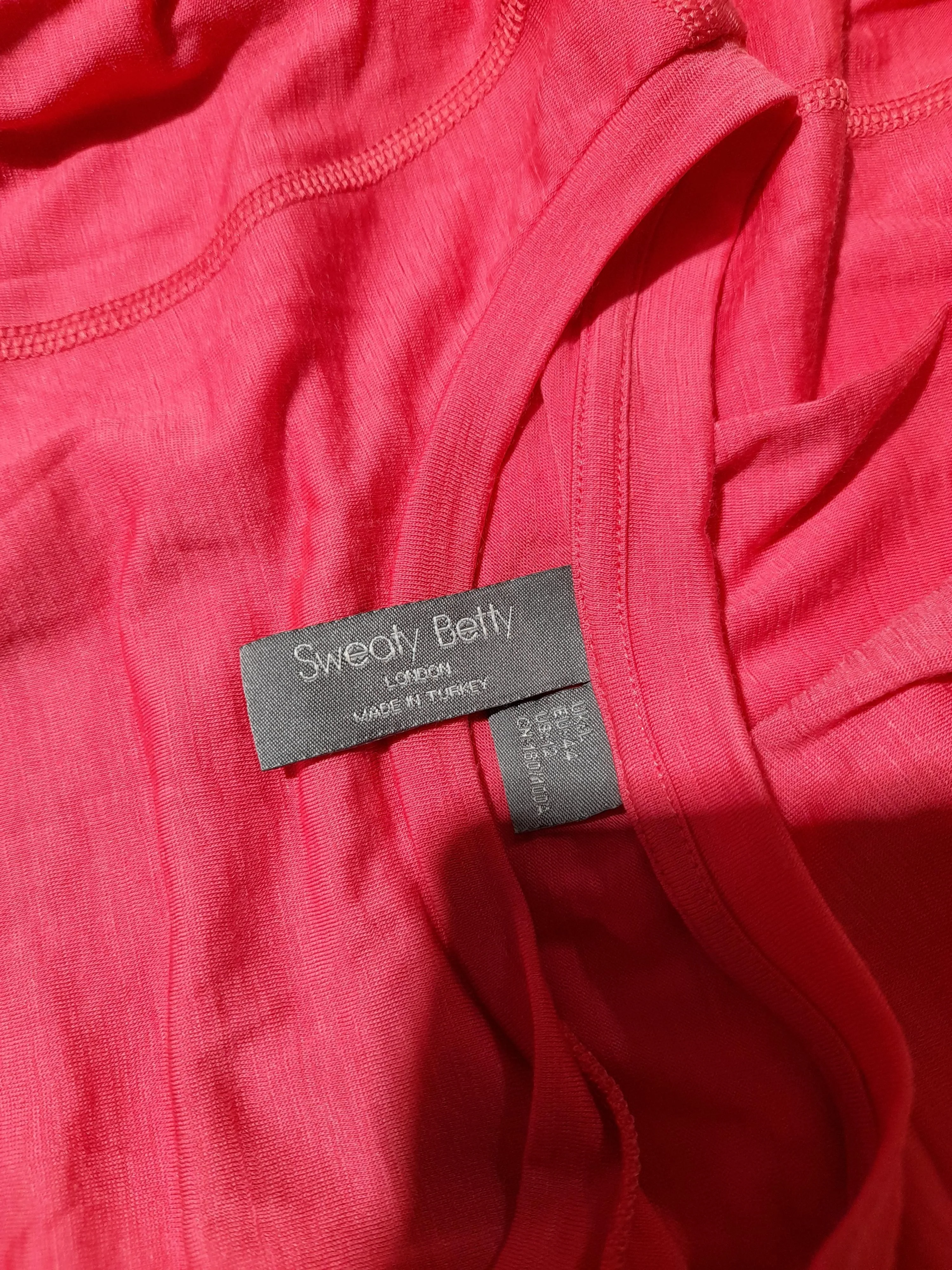 Sweaty Betty Women's T-Shirt L Pink Wool with Polyamide Basic - Image 5
