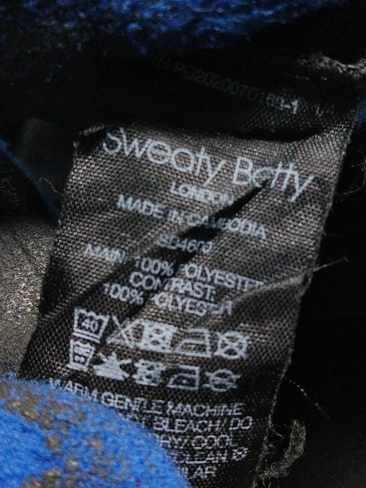 Sweaty Betty Women's T-Shirt M Black 100% Polyester Sleeveless Basic - Image 6