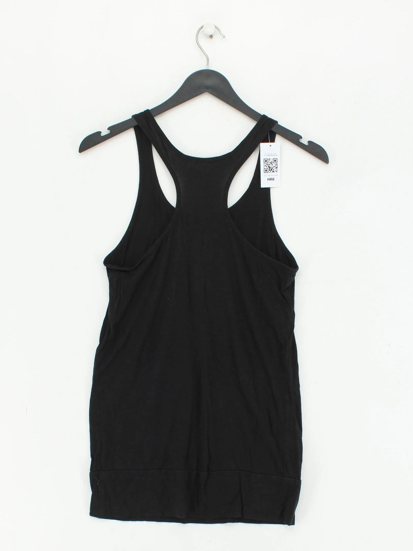 Sweaty Betty Women's T-Shirt M Black Cotton with Lyocell Modal Sleeveless Basic - Image 2