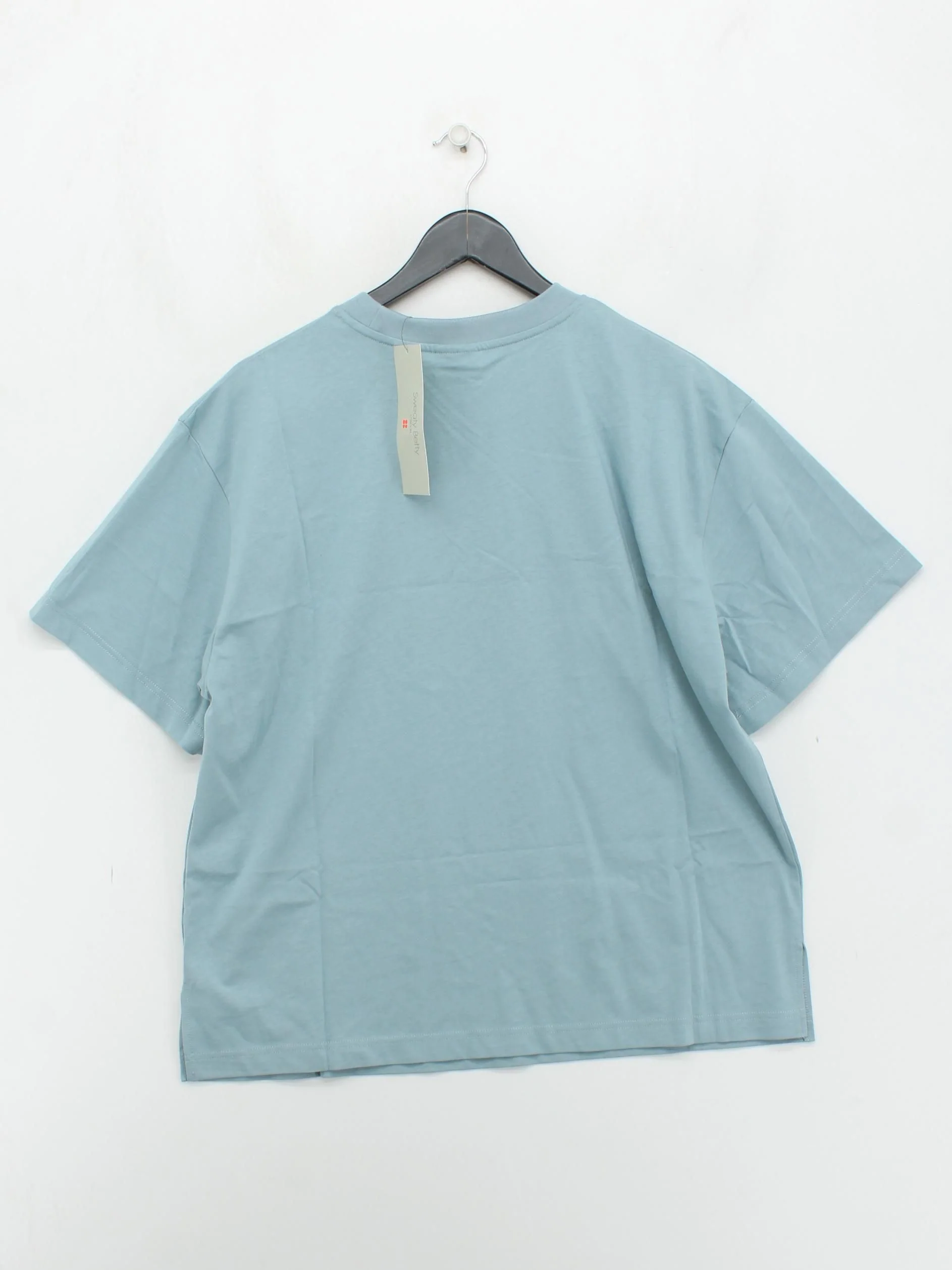 Sweaty Betty Women's T-Shirt M Blue 100% Cotton Basic New with tags - Image 2