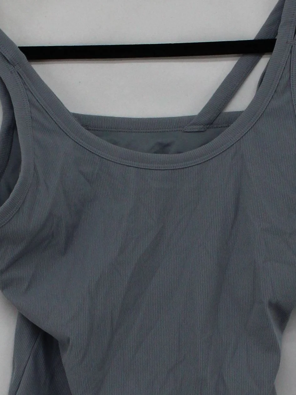 Sweaty Betty Women's T-Shirt M Blue Polyester with Elastane, Polyamide Basic - Image 3
