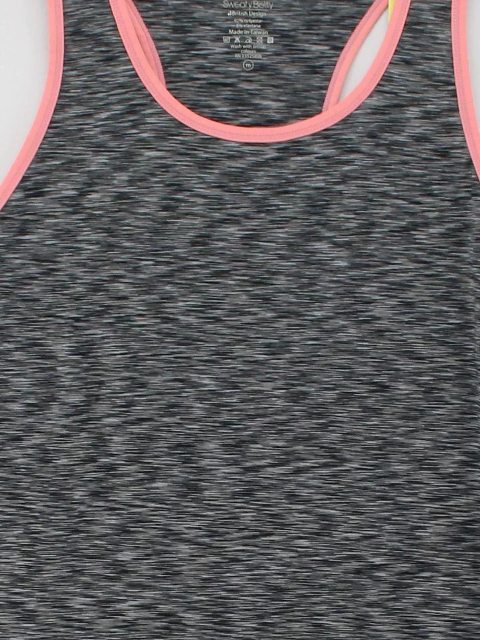 Sweaty Betty Women's T-Shirt M Multi Polyester with Elastane Sleeveless Basic - Image 3