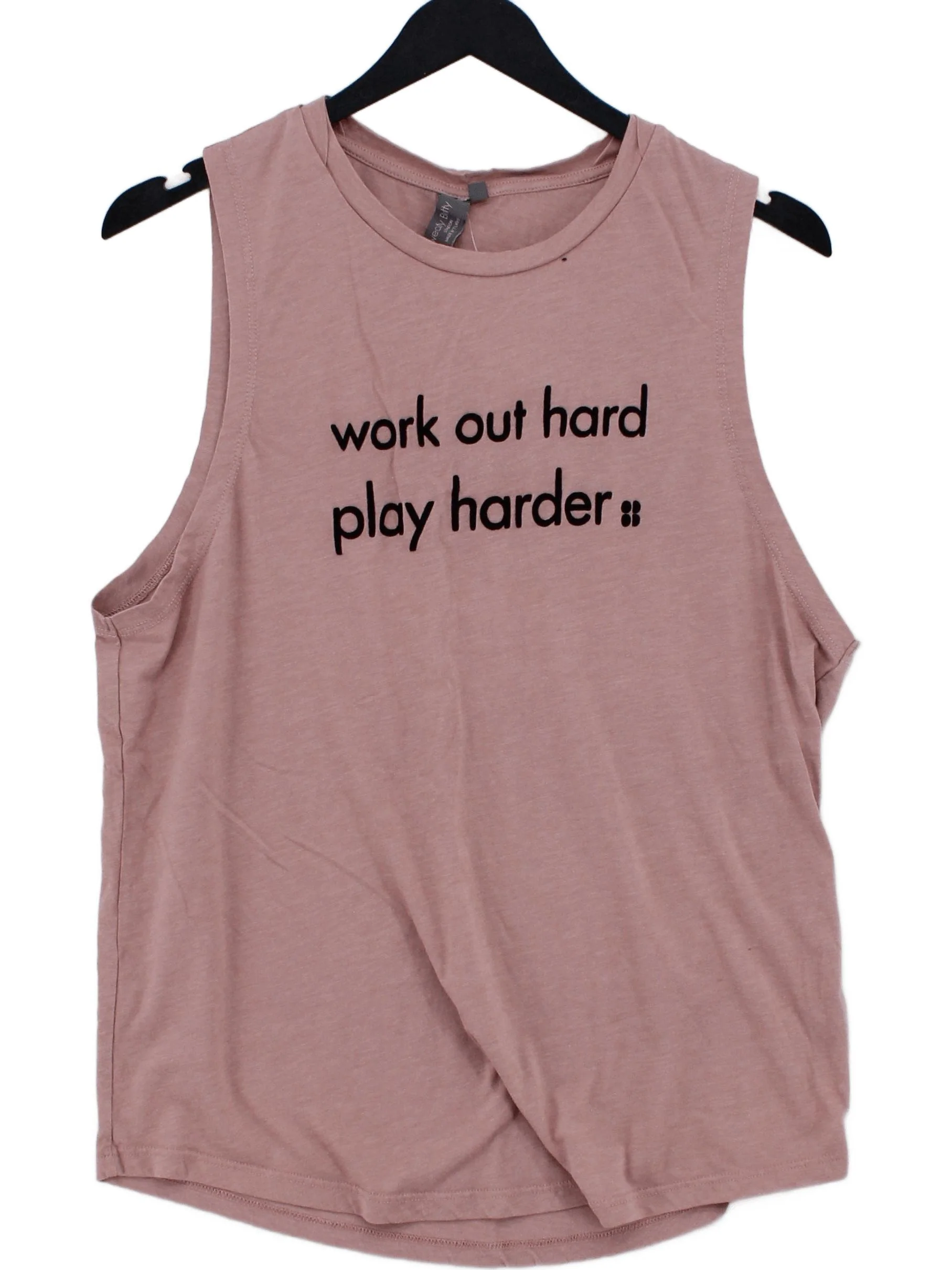 Sweaty Betty Women's T-Shirt M Pink Cotton with Polyester Basic