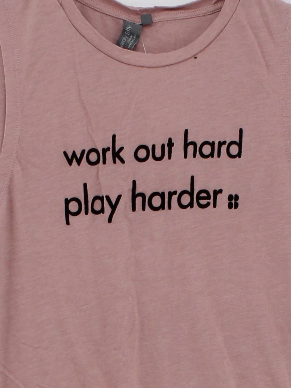 Sweaty Betty Women's T-Shirt M Pink Cotton with Polyester Basic - Image 3