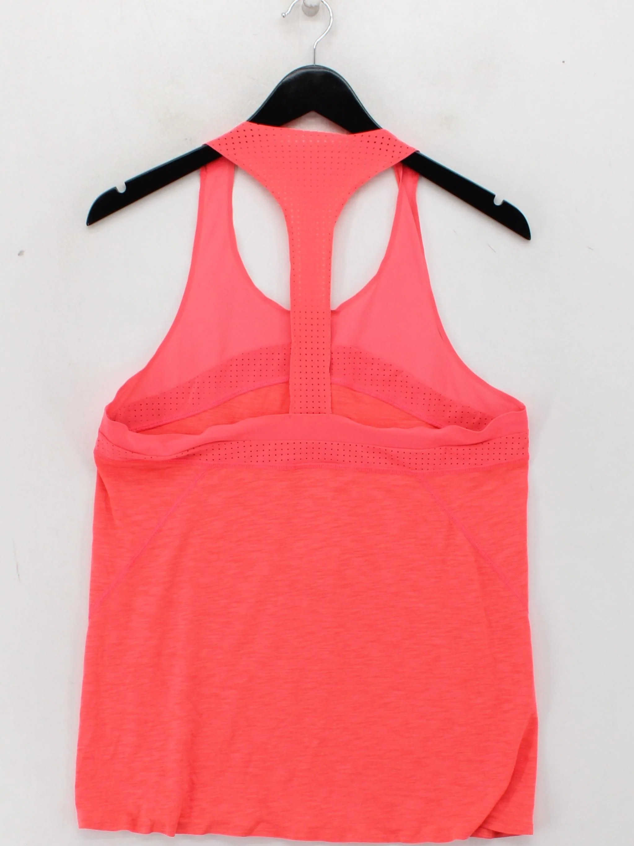 Sweaty Betty Women's T-Shirt M Pink Nylon with Elastane Sleeveless Basic - Image 2