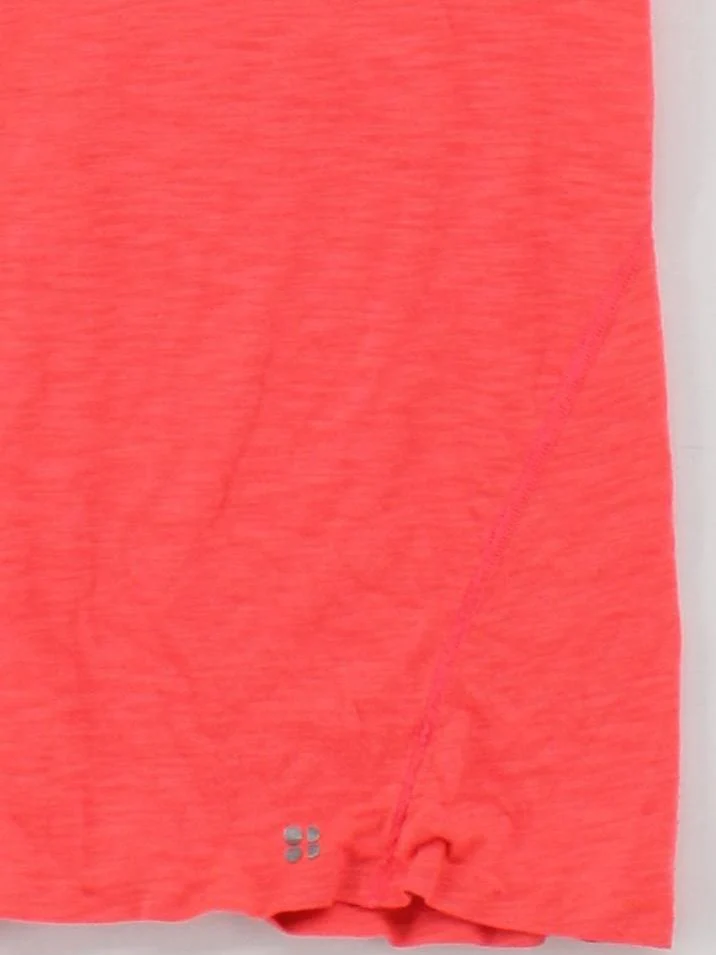 Sweaty Betty Women's T-Shirt M Pink Nylon with Elastane Sleeveless Basic - Image 4