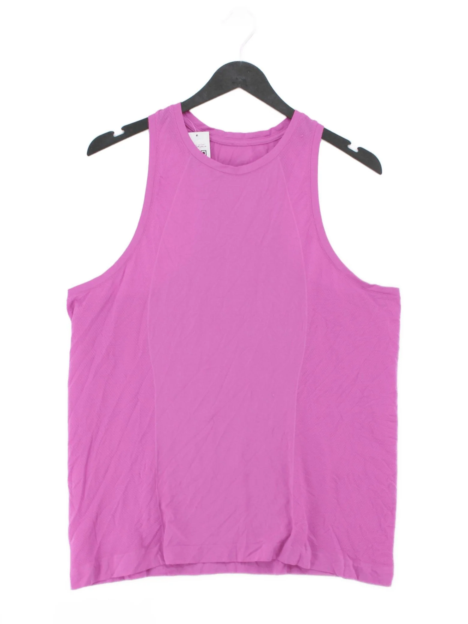 Sweaty Betty Women's T-Shirt M Pink Nylon with Elastane Sleeveless Basic