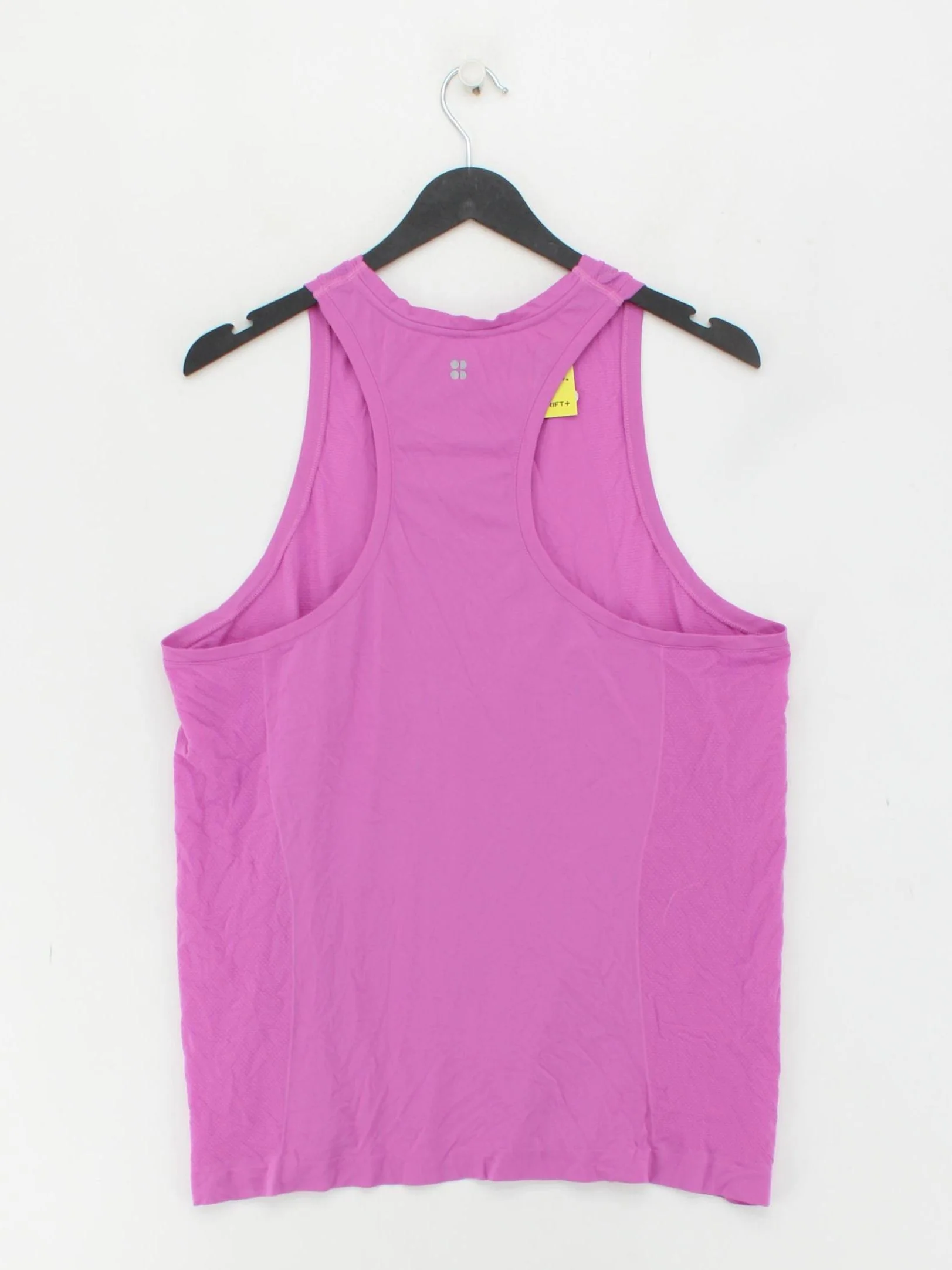 Sweaty Betty Women's T-Shirt M Pink Nylon with Elastane Sleeveless Basic - Image 2