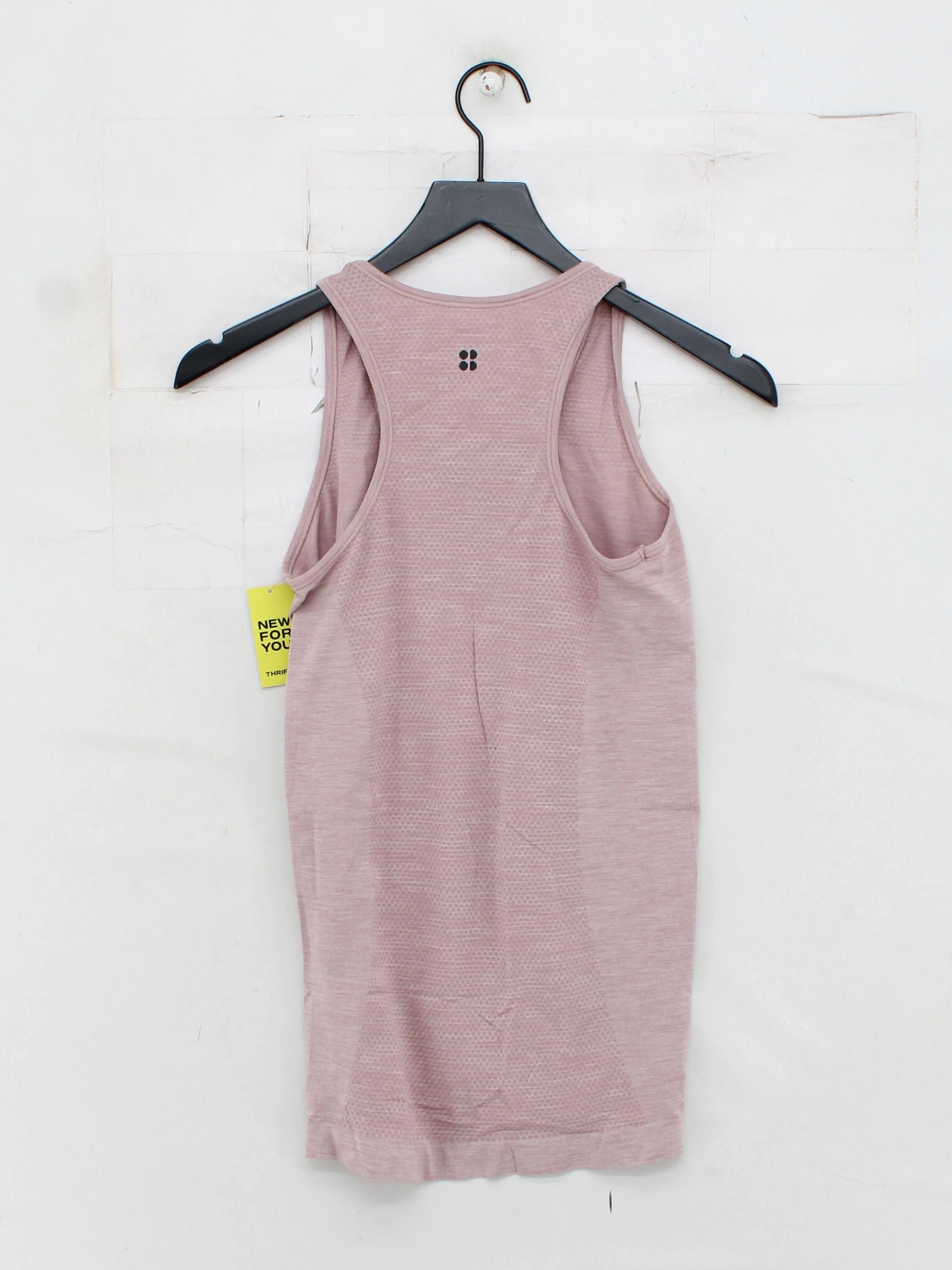 Sweaty Betty Women's T-Shirt M Pink Polyamide with Polyester Sleeveless Basic - Image 2
