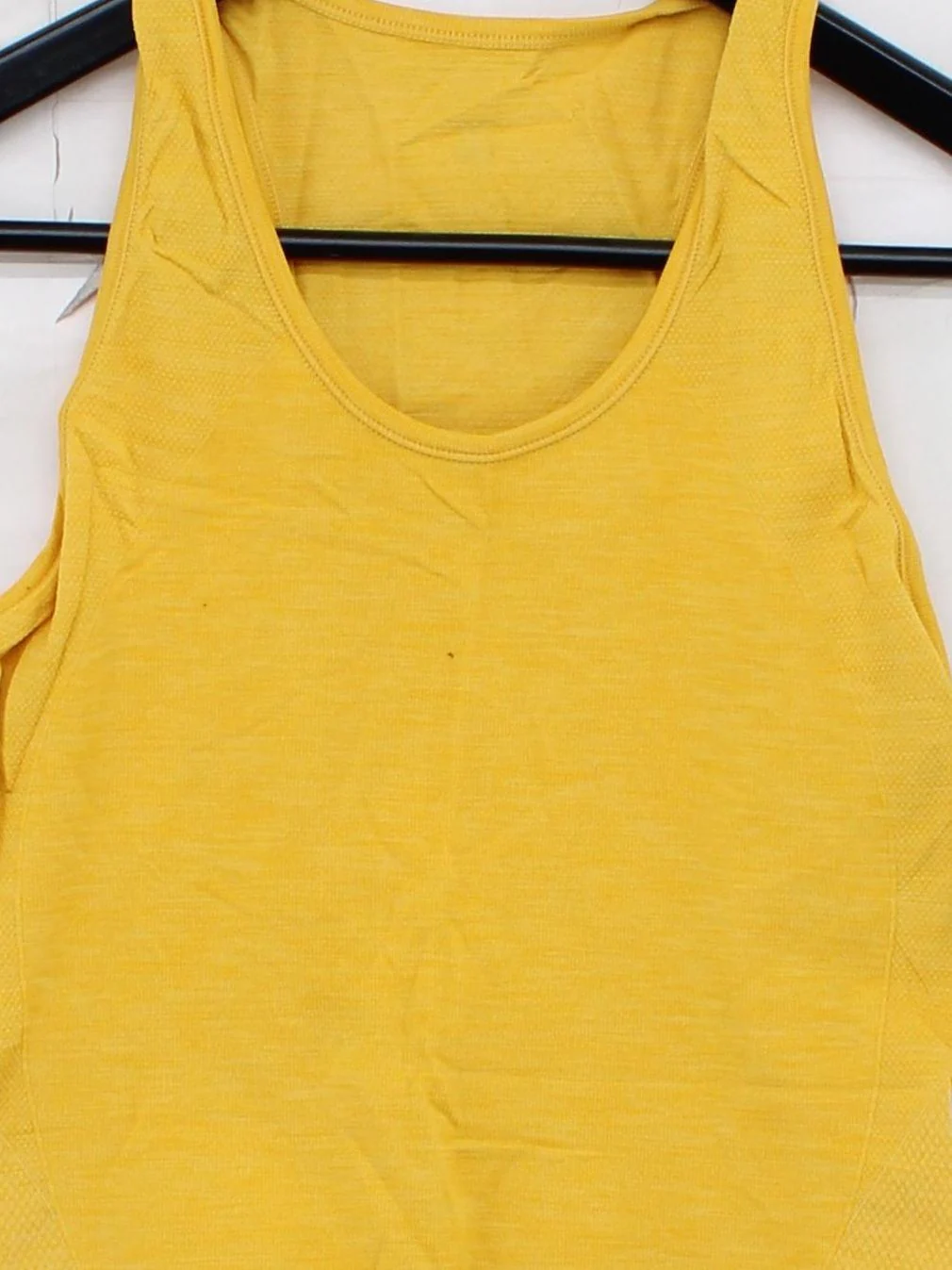 Sweaty Betty Women's T-Shirt M Yellow Nylon with Polyester, Elastane Basic - Image 3