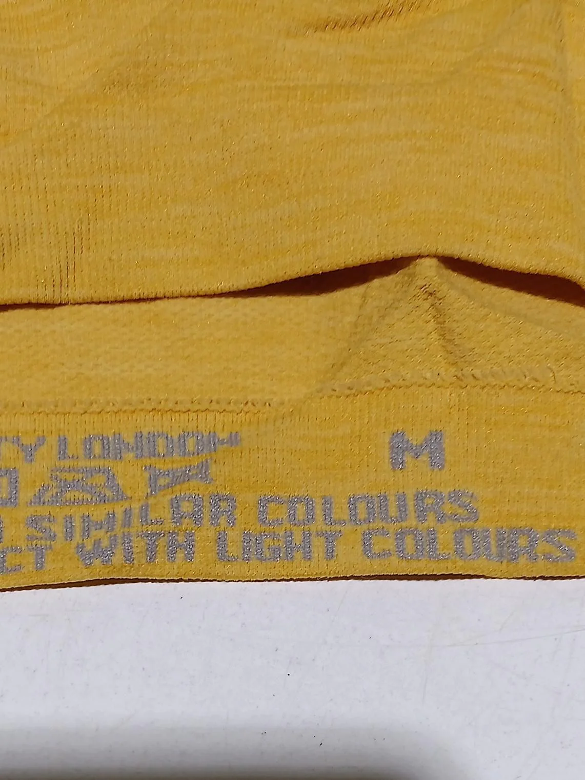 Sweaty Betty Women's T-Shirt M Yellow Nylon with Polyester, Elastane Basic - Image 6