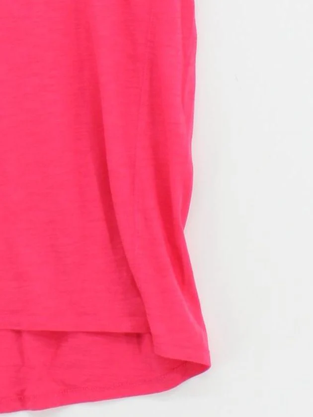 Sweaty Betty Women's T-Shirt S Pink 100% Cotton Short Sleeve V-Neck Basic - Image 4