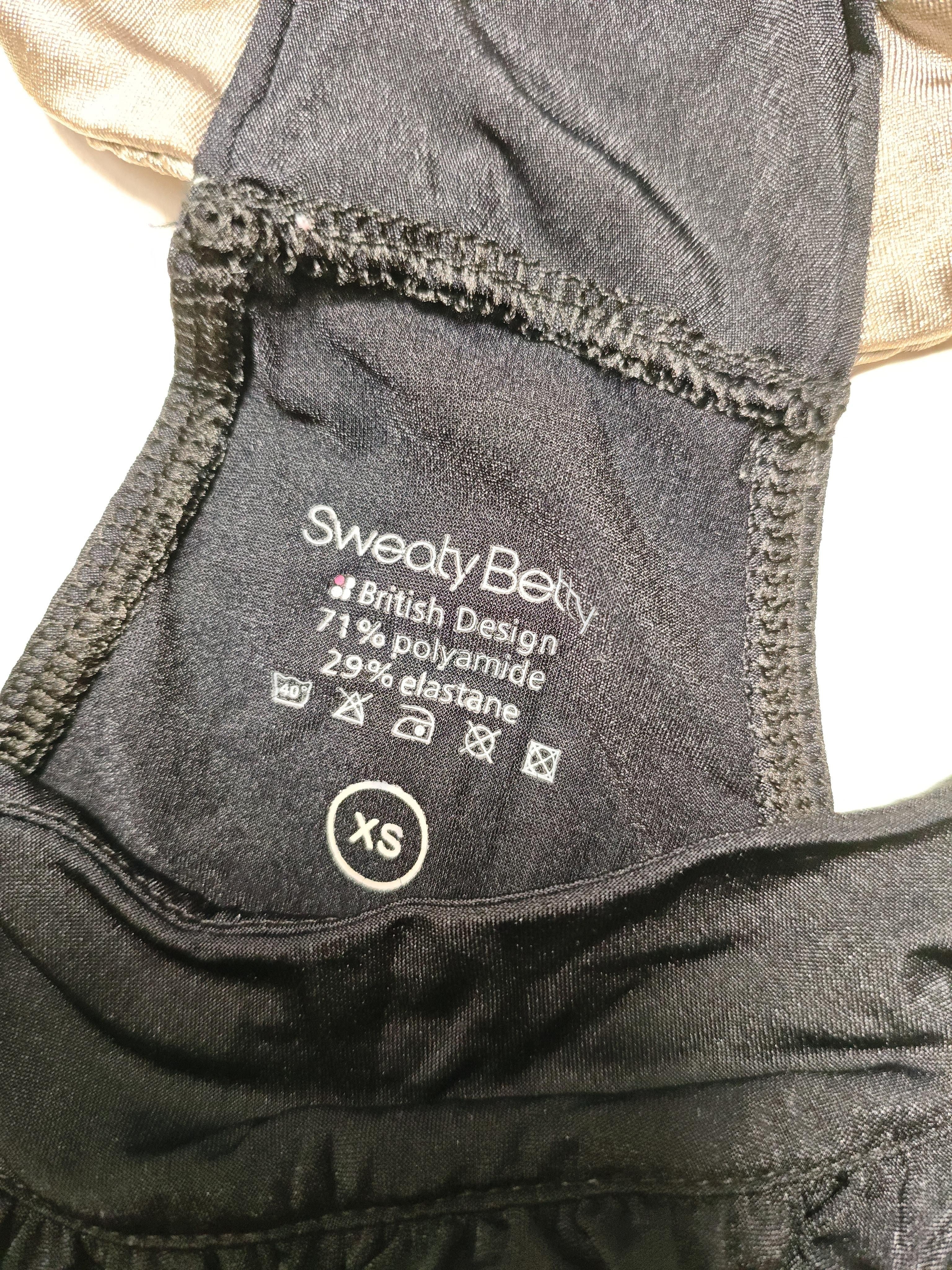 Sweaty Betty Women's T-Shirt XS Black Polyamide with Elastane Basic - Image 6