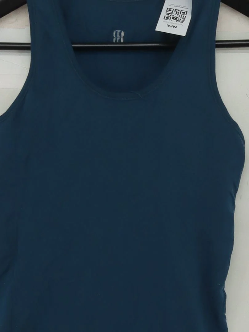 Sweaty Betty Women's T-Shirt XS Blue 100% Polyamide Sleeveless Basic - Image 3