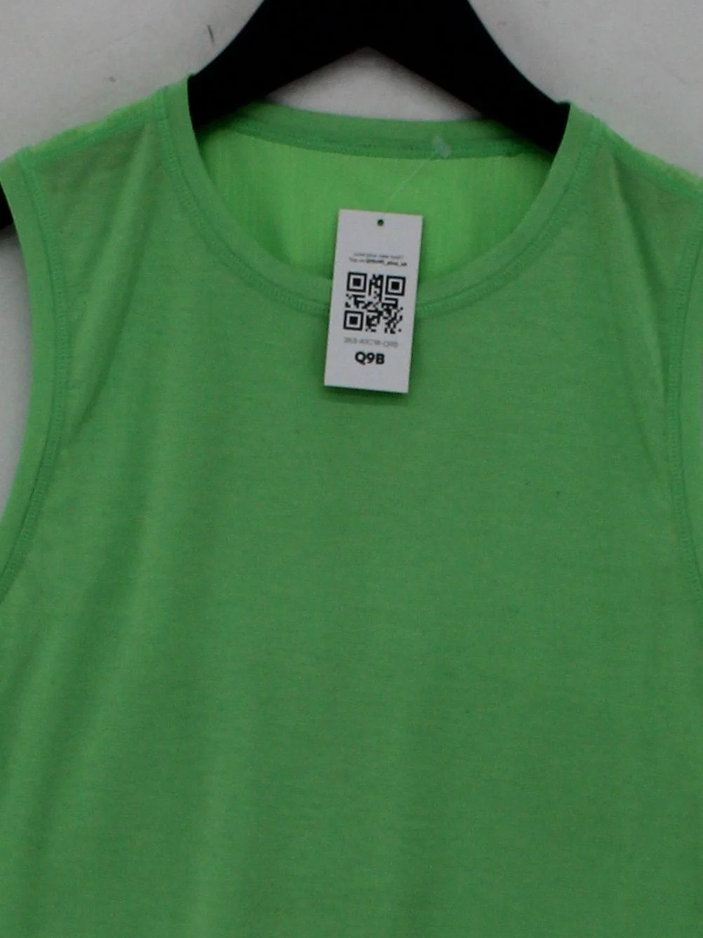 Sweaty Betty Women's T-Shirt XS Green Nylon with Elastane Sleeveless Basic - Image 3