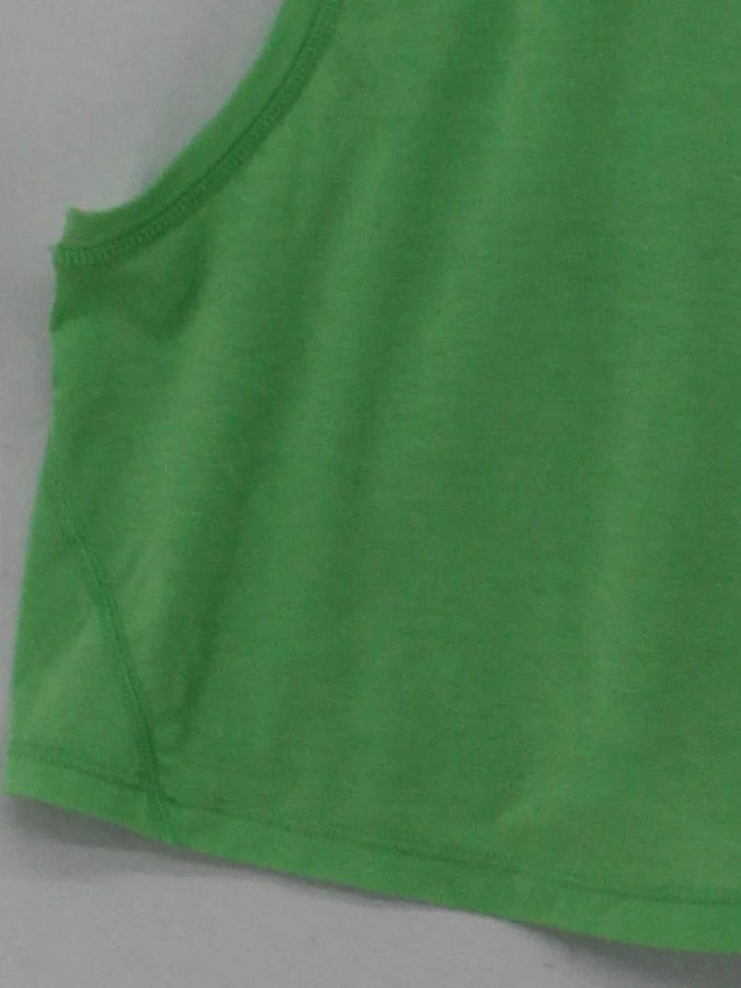 Sweaty Betty Women's T-Shirt XS Green Nylon with Elastane Sleeveless Basic - Image 4
