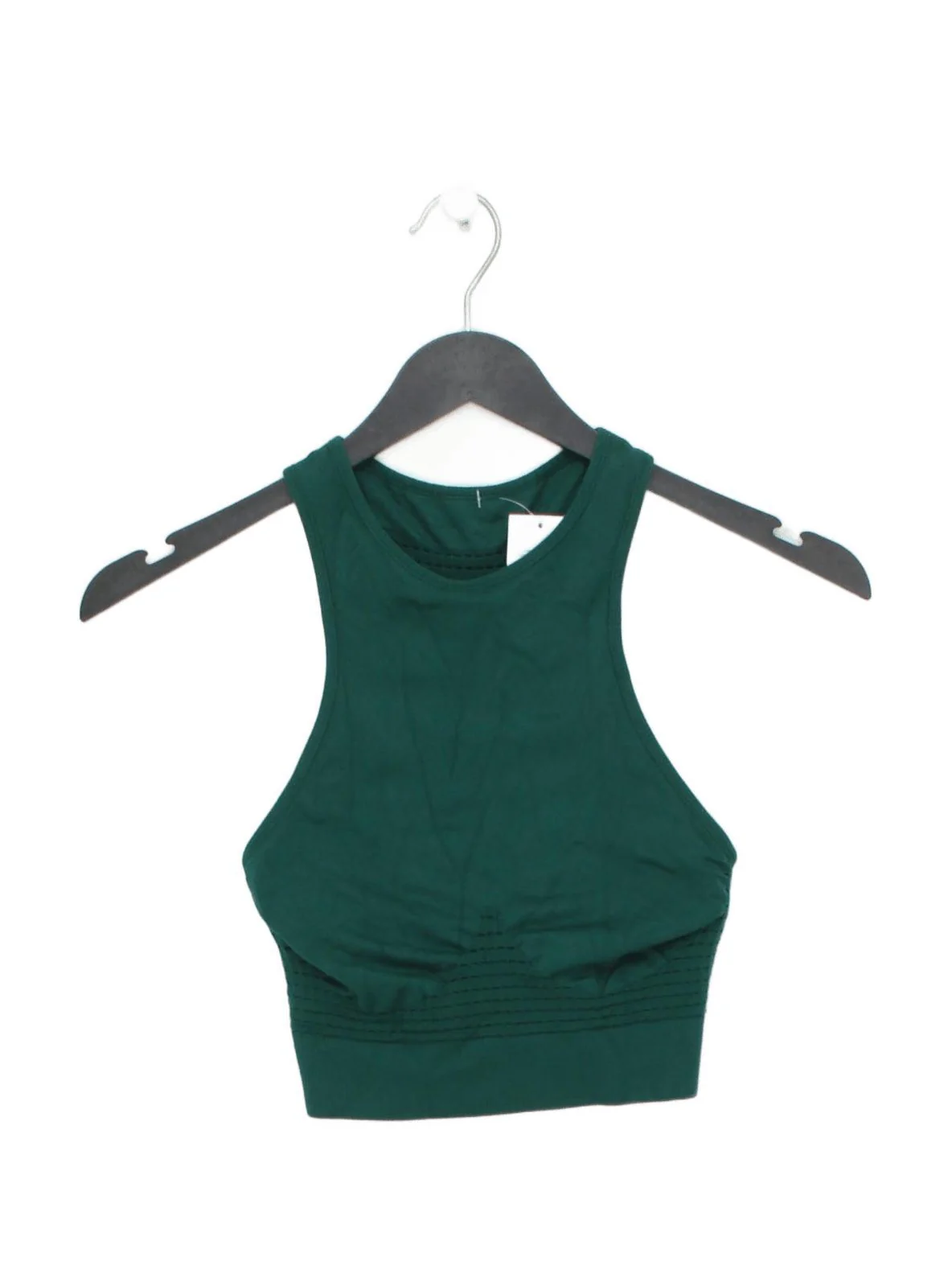 Sweaty Betty Women's T-Shirt XS Green Polyamide with Elastane Sleeveless Basic