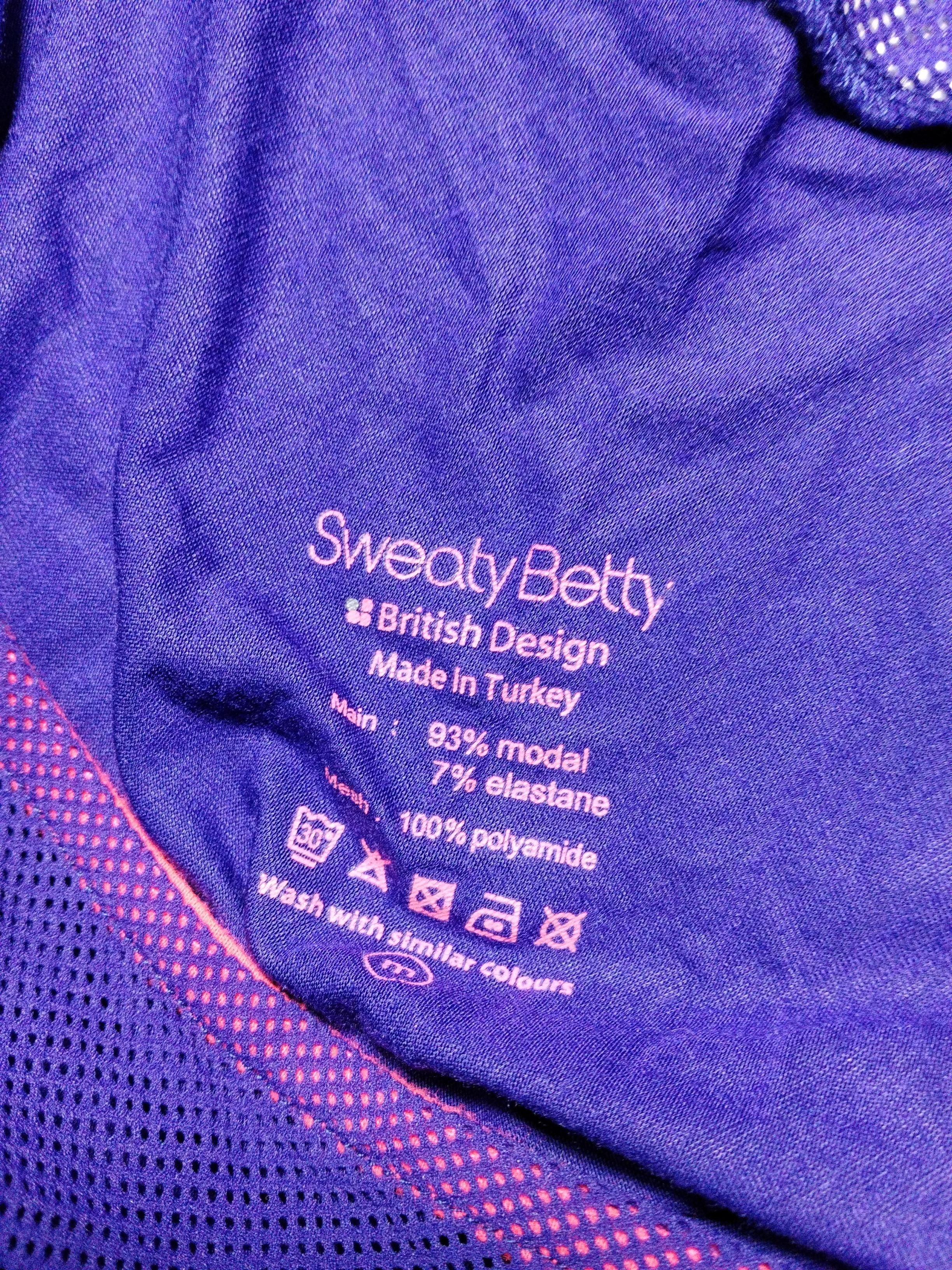 Sweaty Betty Women's Top M Purple Viscose with Elastane, Polyamide Basic - Image 7