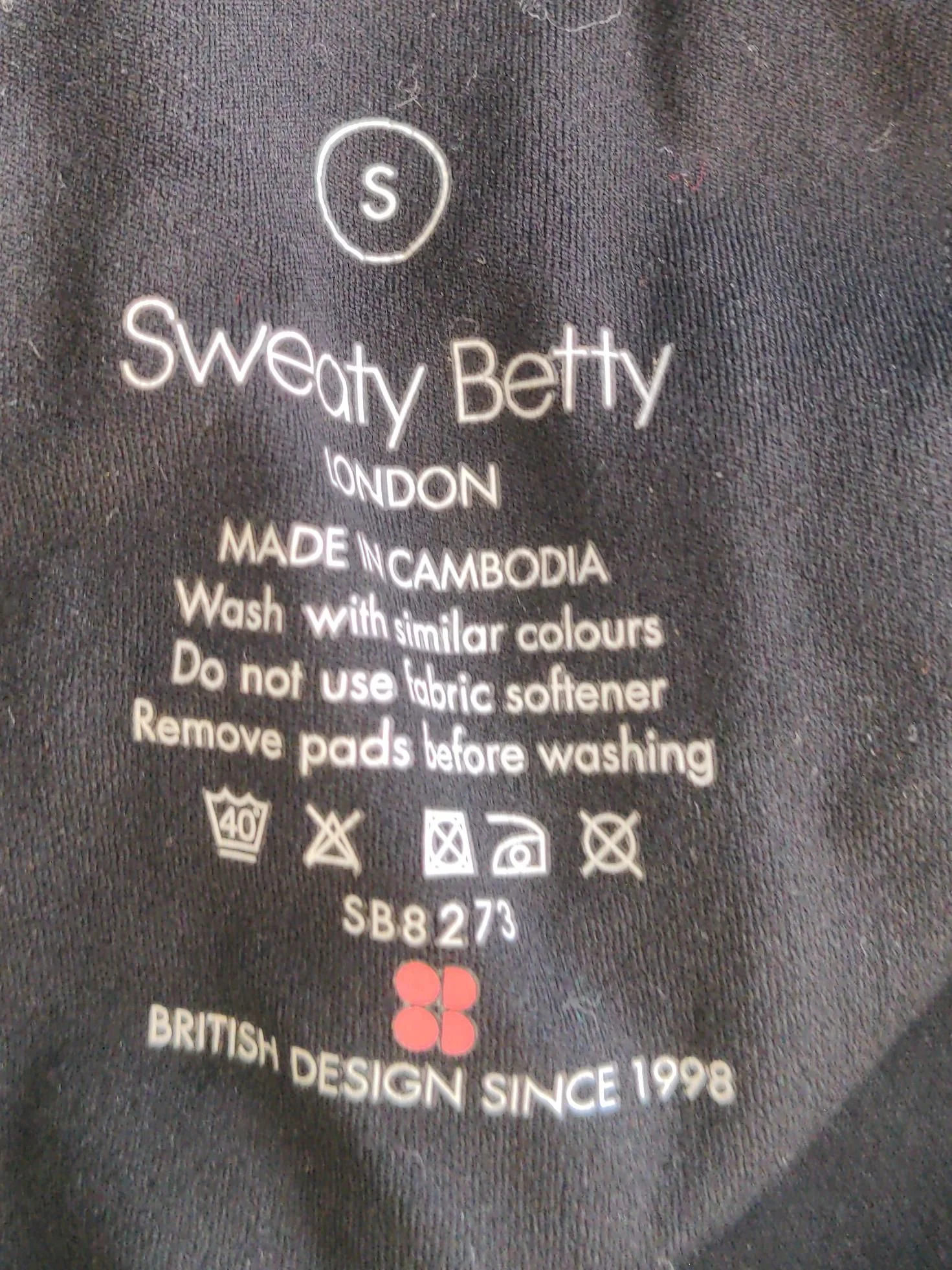 Sweaty Betty Women's Top S Black Polyamide with Elastane Basic - Image 5