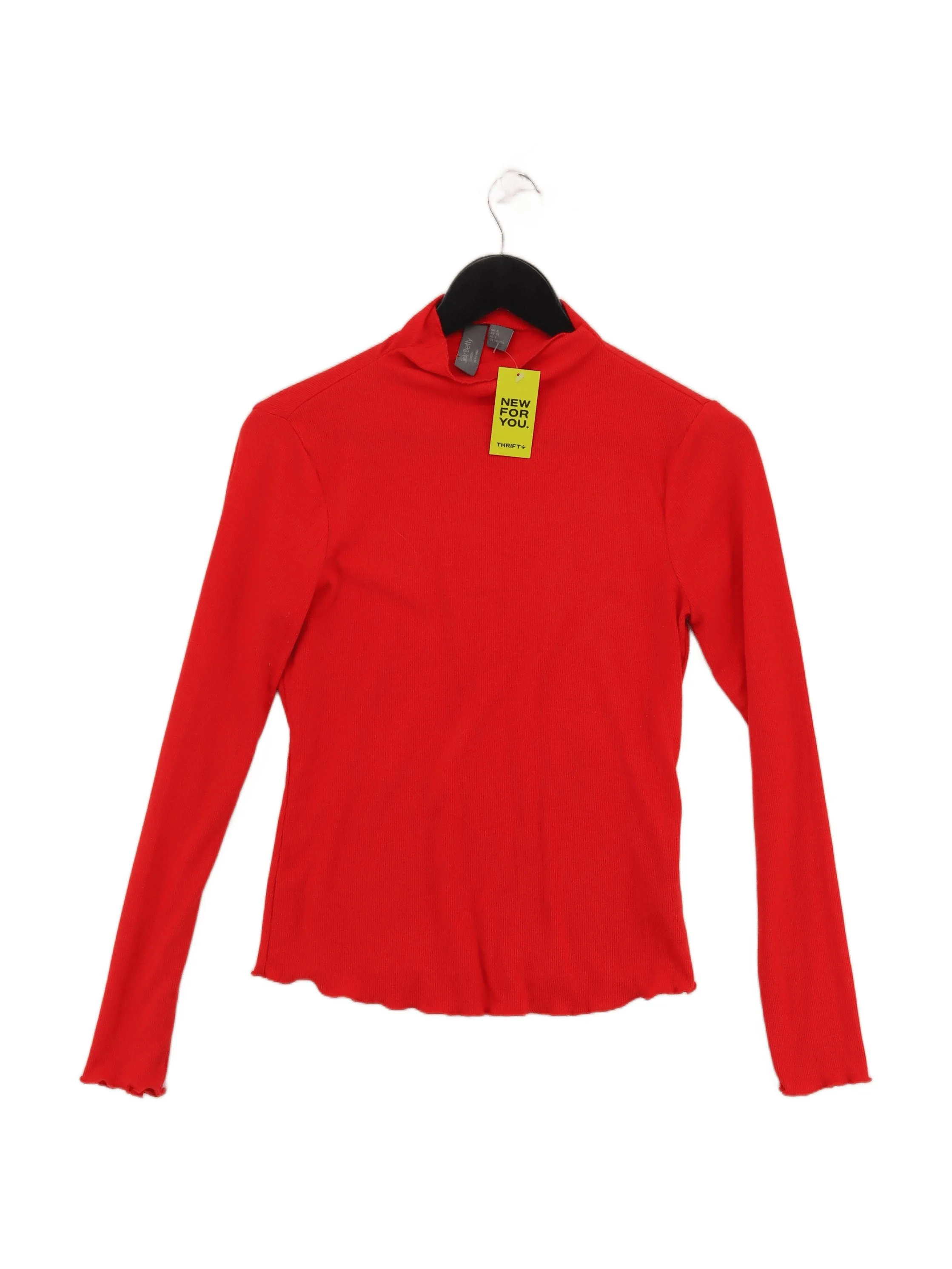 Sweaty Betty Women's Top UK 8 Red Polyester with Viscose, Elastane Basic