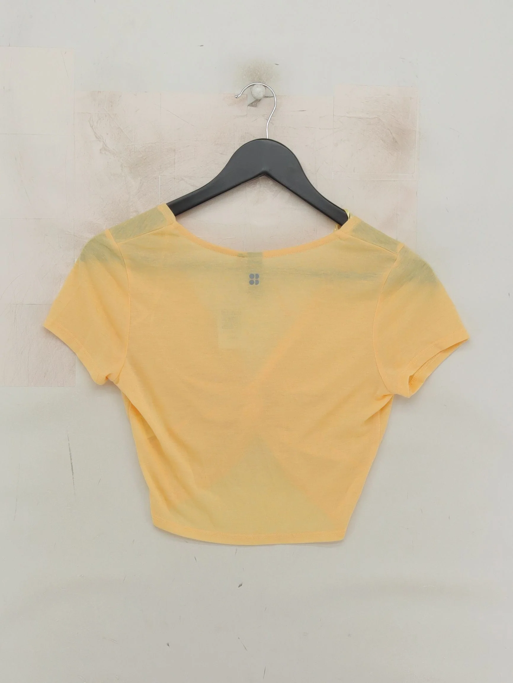 Sweaty Betty Women's Top XS Orange Polyester with Linen Cropped - Image 2