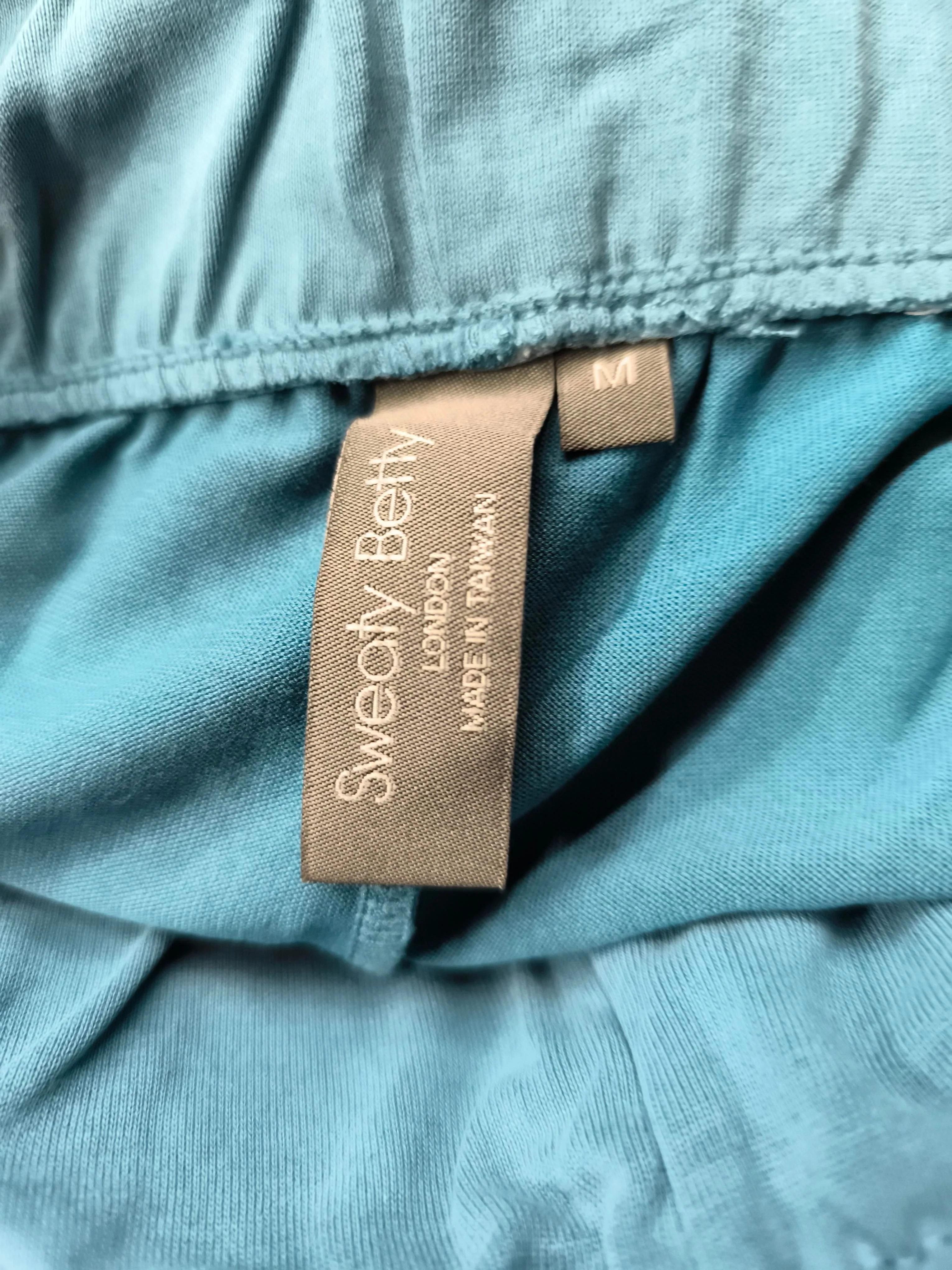 Sweaty Betty Women's Trousers M Blue Lyocell Modal with Polyester Wide-Leg Chino - Image 5