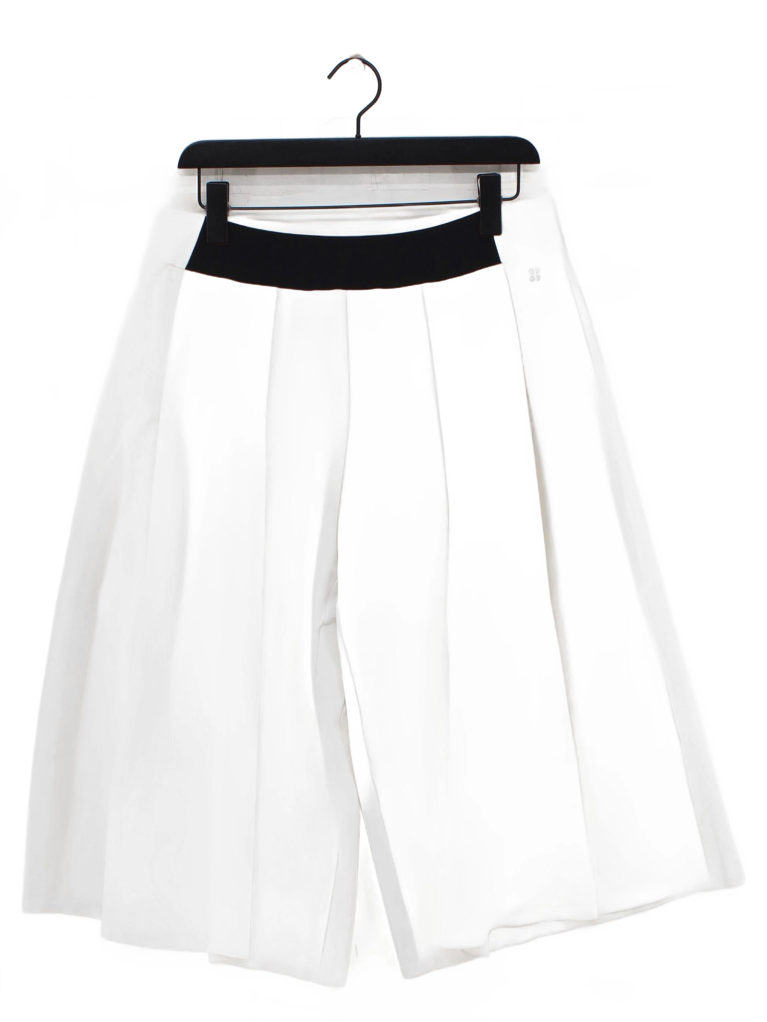 Sweaty Betty Women's Trousers M White Polyamide with Elastane, Polyester Capri