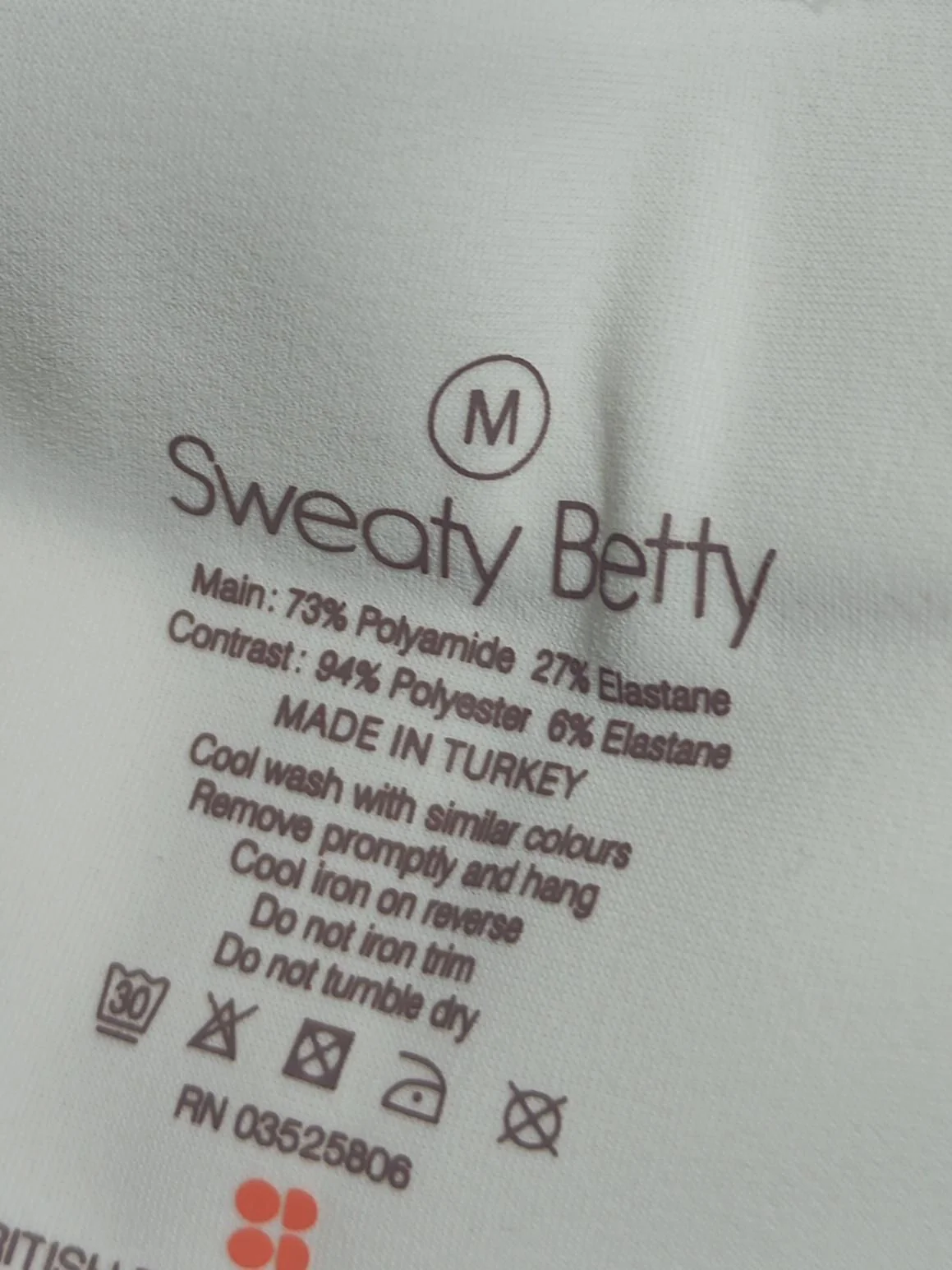 Sweaty Betty Women's Trousers M White Polyamide with Elastane, Polyester Capri - Image 7
