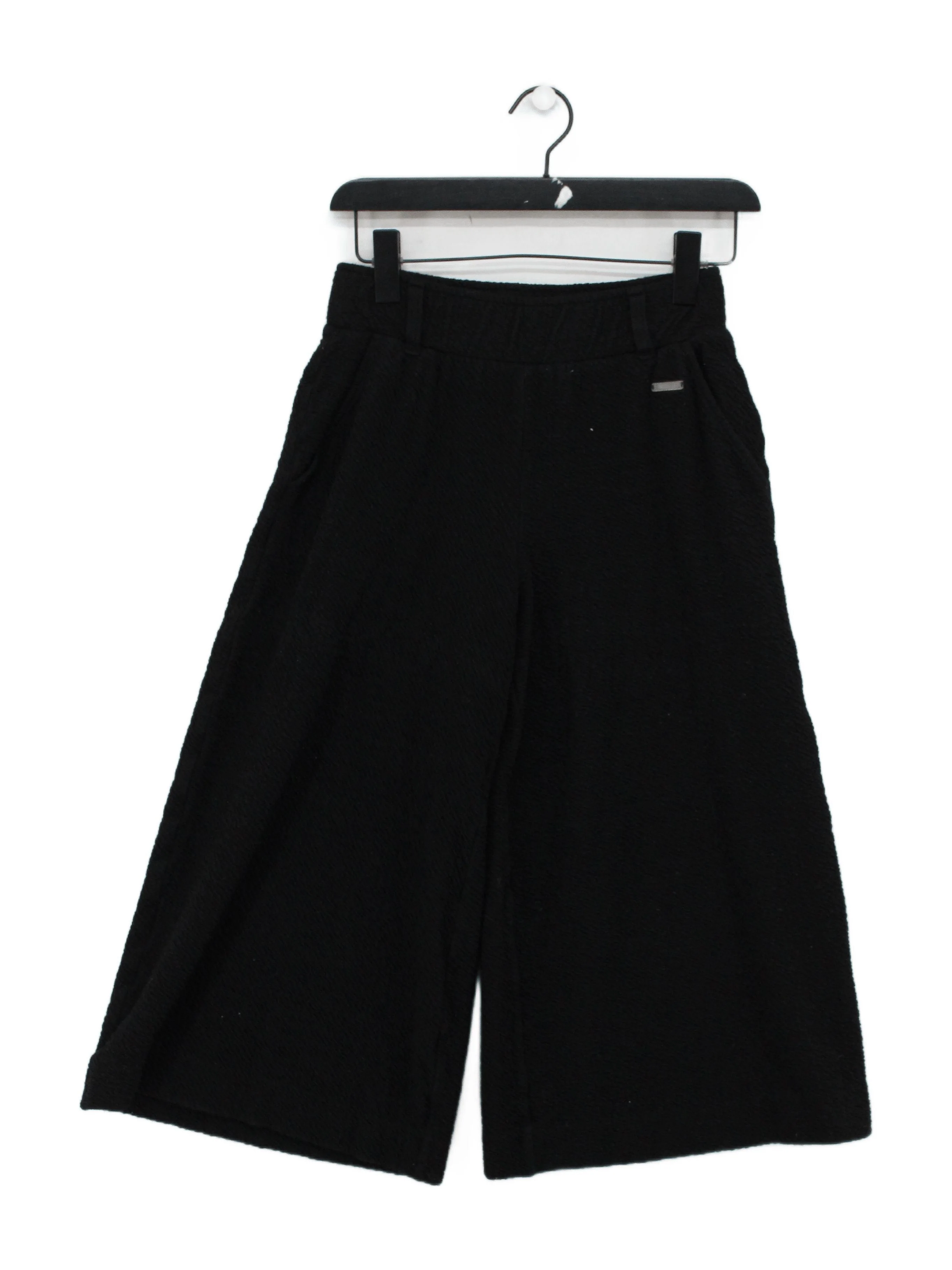 Sweaty Betty Women's Trousers XS Black Polyester with Viscose, Elastane Capri