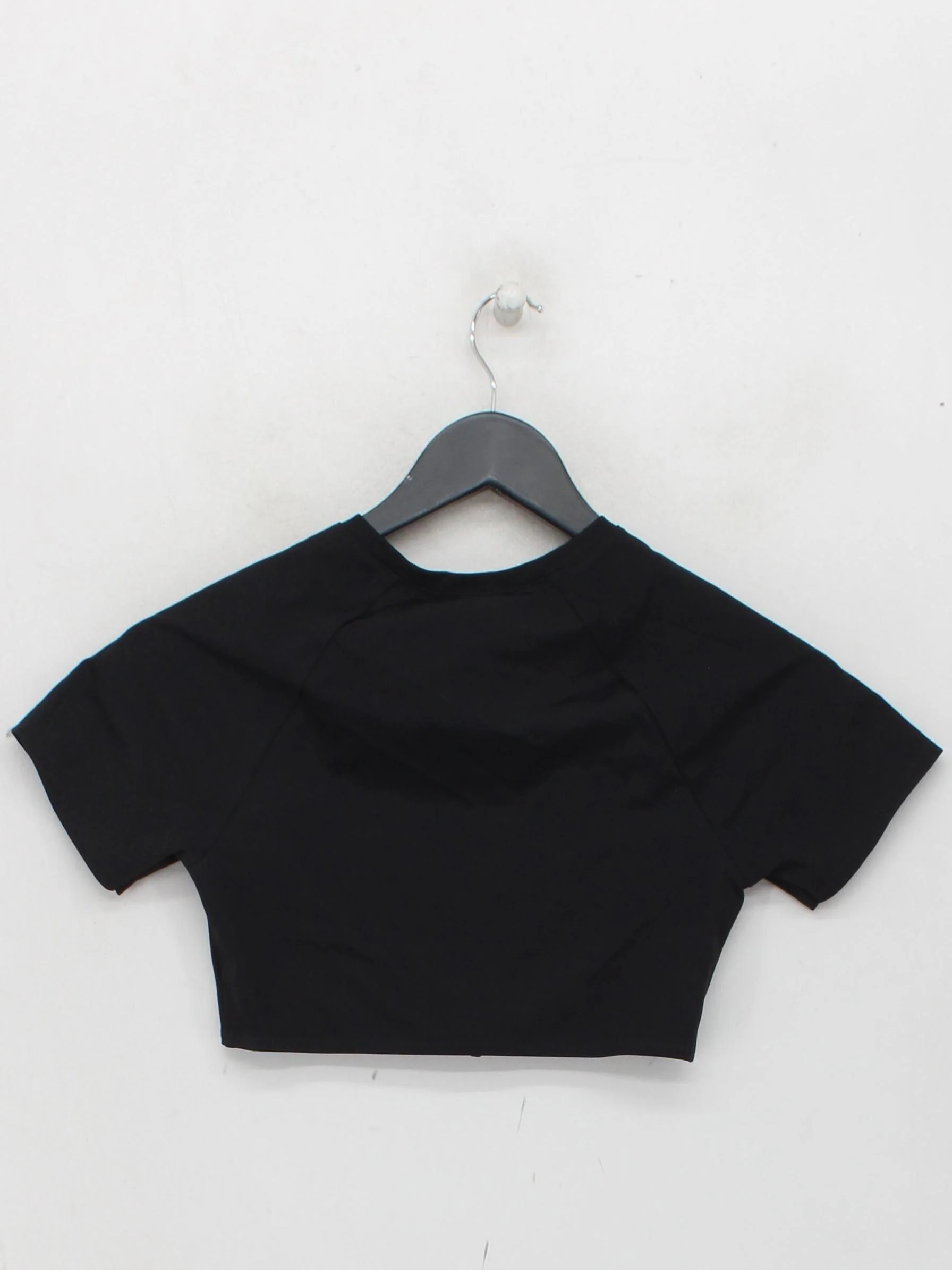 T/ALA Women's T-Shirt S Black Nylon with Elastane Basic - Image 2