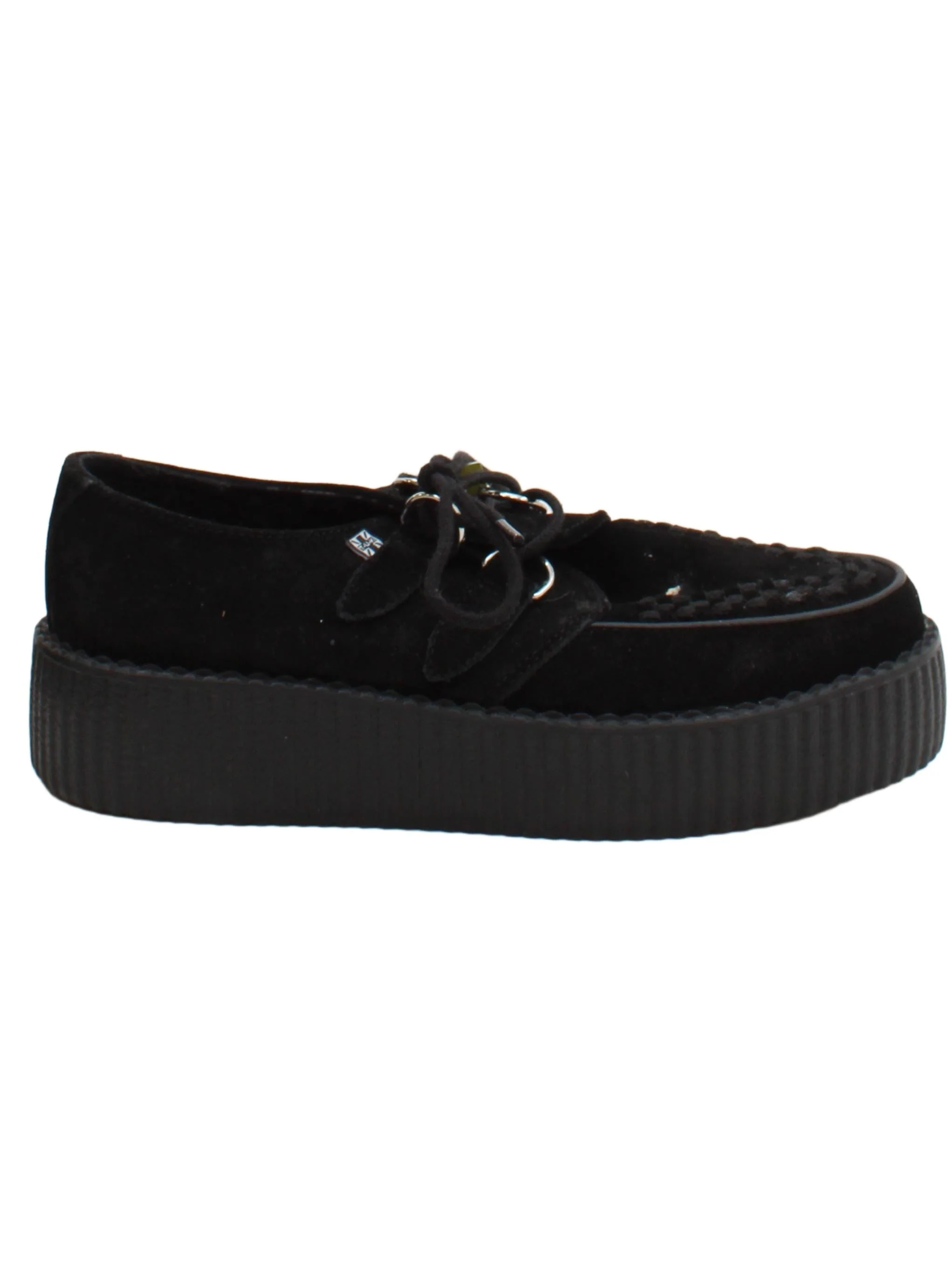 T.U.K. Men's Shoes UK 6 Black 100% Suede Sneaker