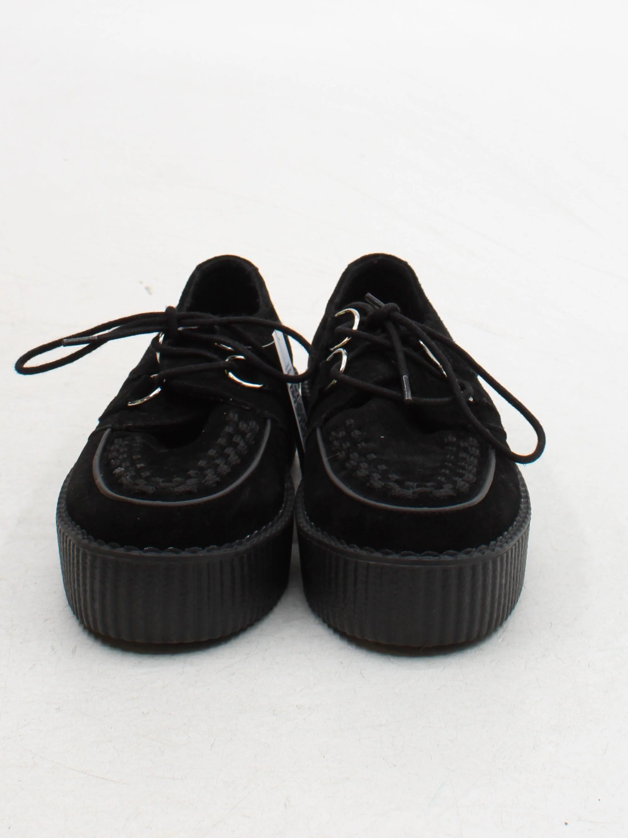T.U.K. Men's Shoes UK 6 Black 100% Suede Sneaker - Image 2