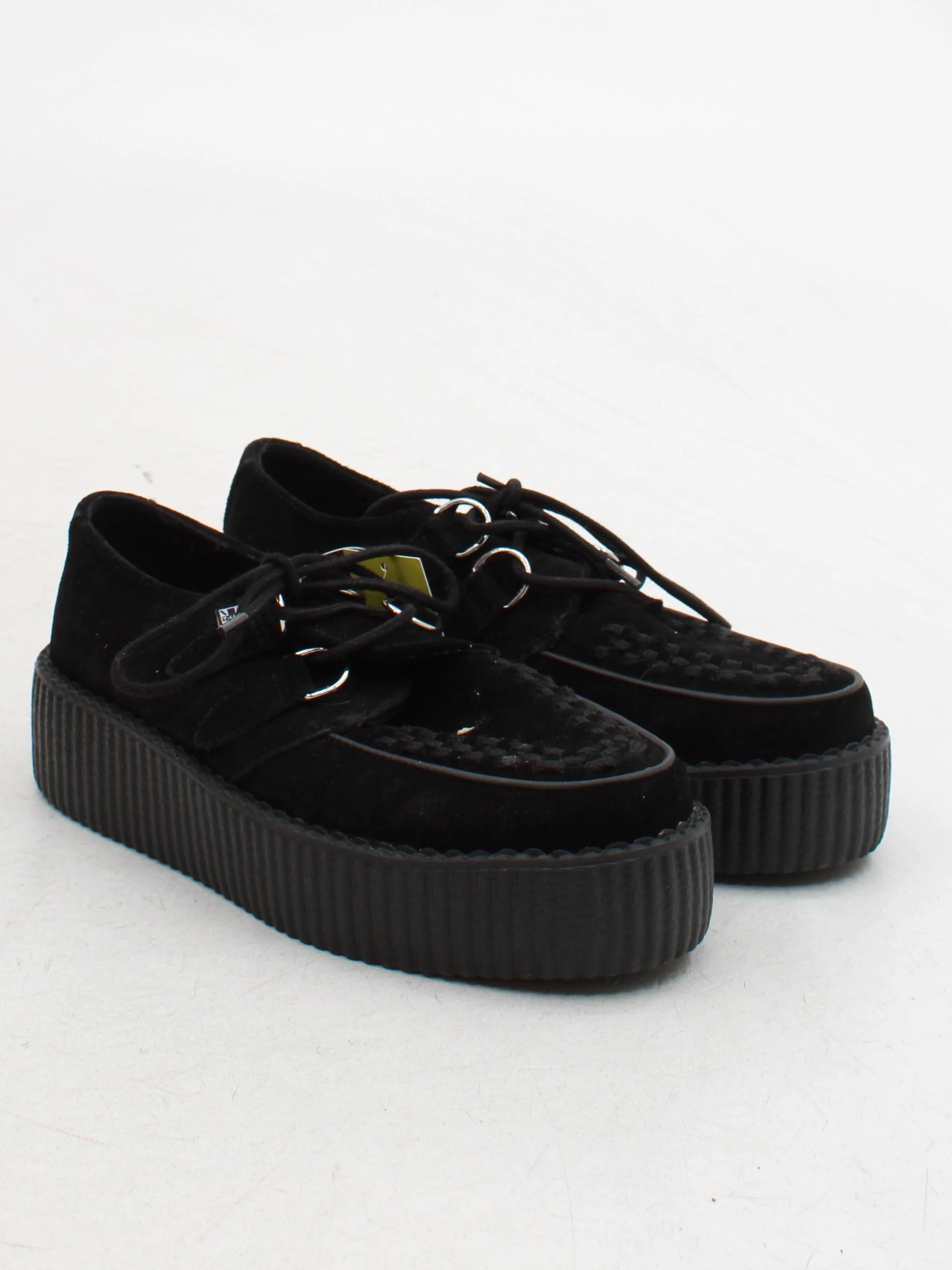 T.U.K. Men's Shoes UK 6 Black 100% Suede Sneaker - Image 4