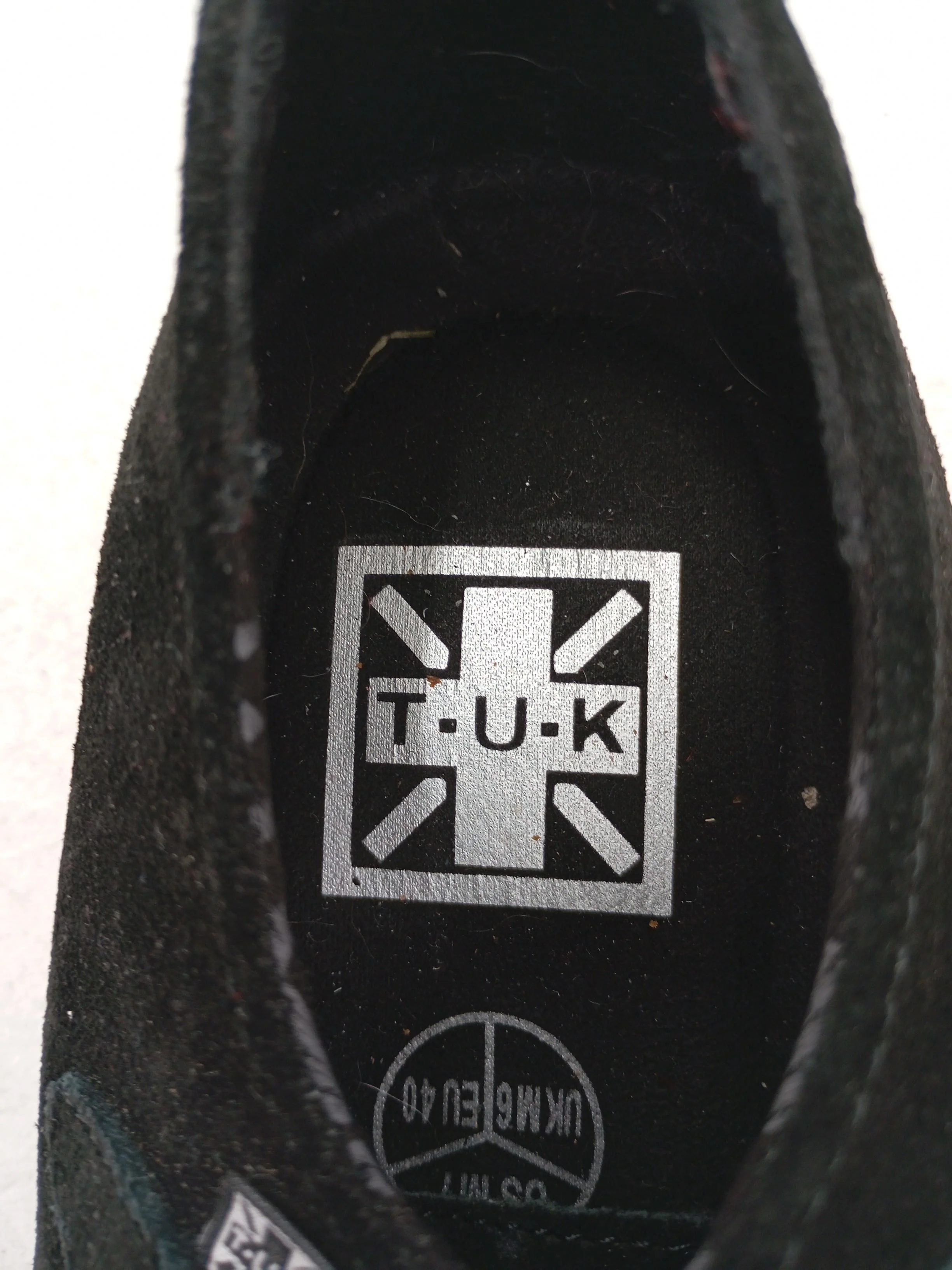 T.U.K. Men's Shoes UK 6 Black 100% Suede Sneaker - Image 5