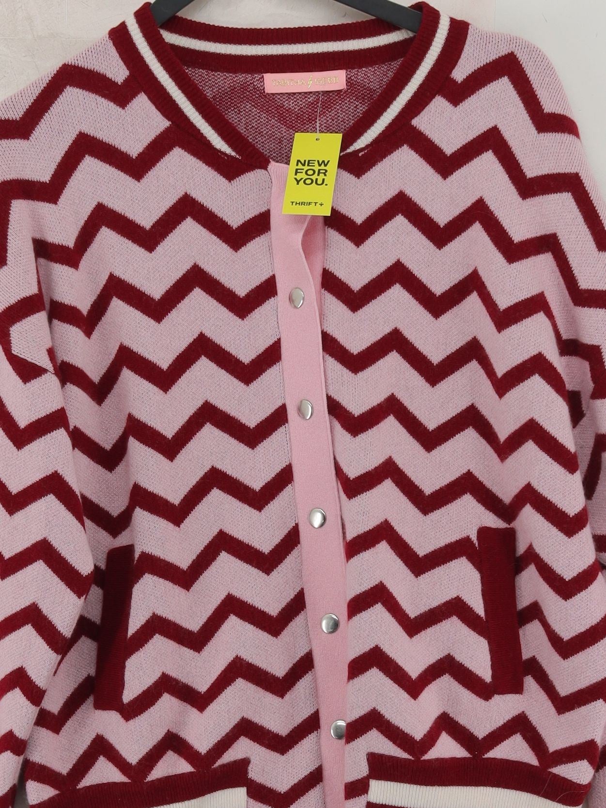 Tabitha Webb Women's Cardigan M Pink Wool with Cashmere Cardigan - Image 3