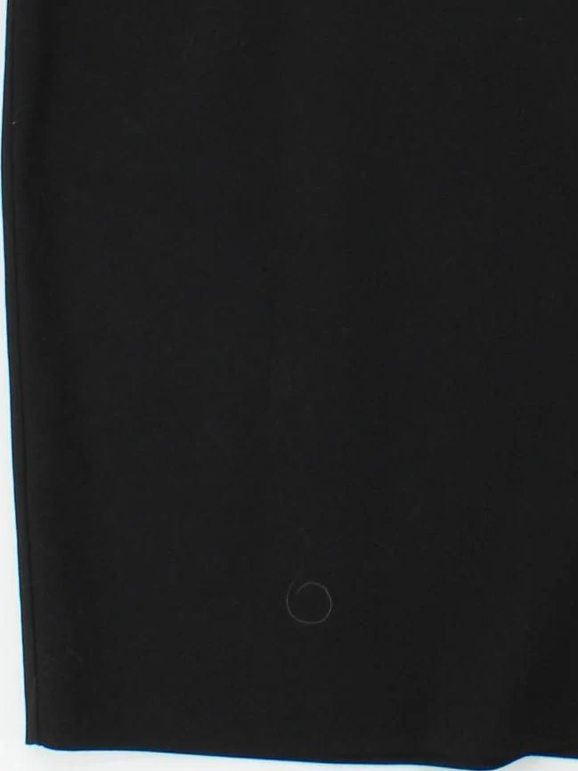 Tailored Women's Midi Skirt UK 22 Black Polyester - Image 4
