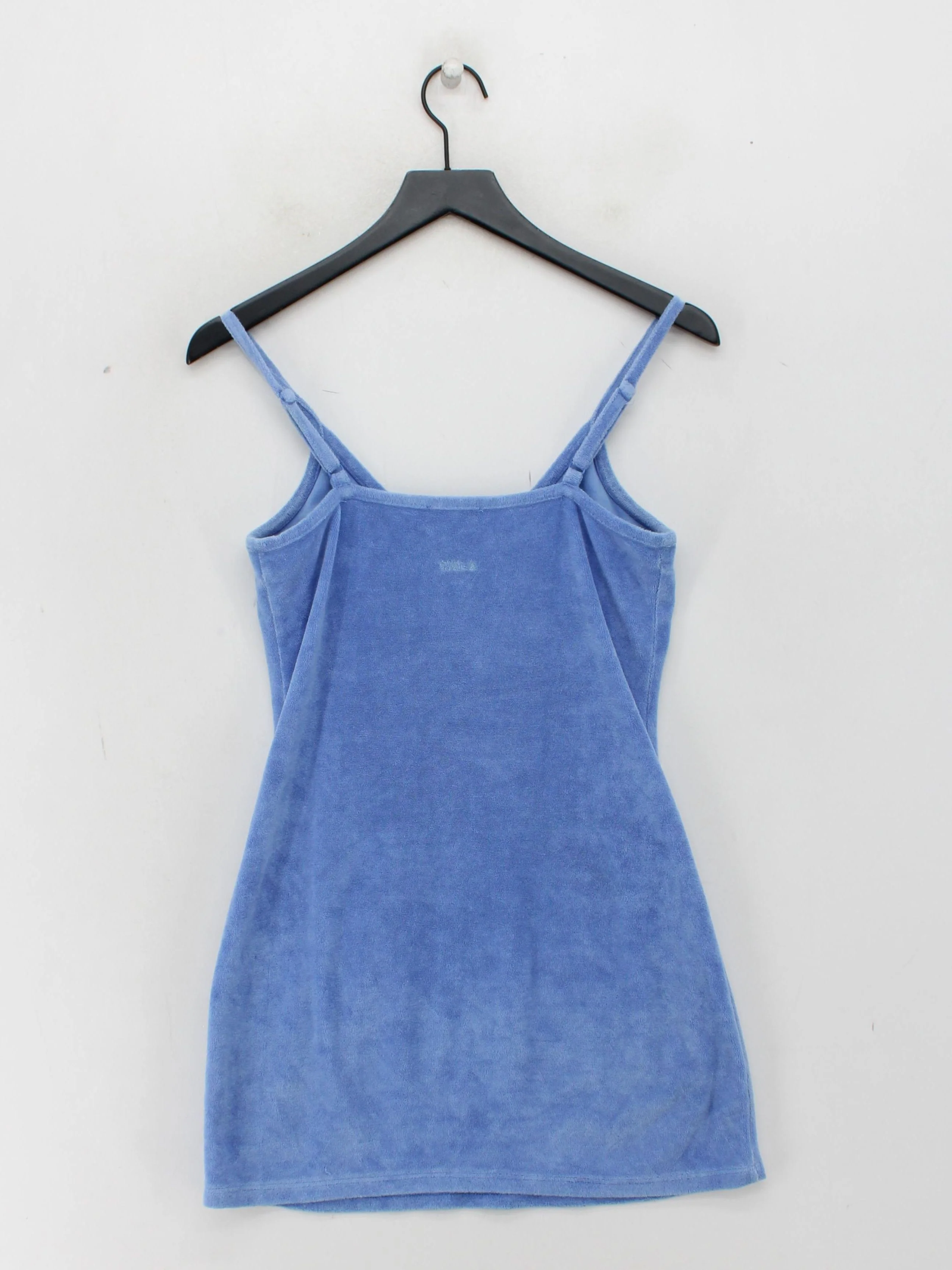 Tala Women's T-Shirt M Blue Cotton with Polyester Sleeveless V-Neck Camisole - Image 2
