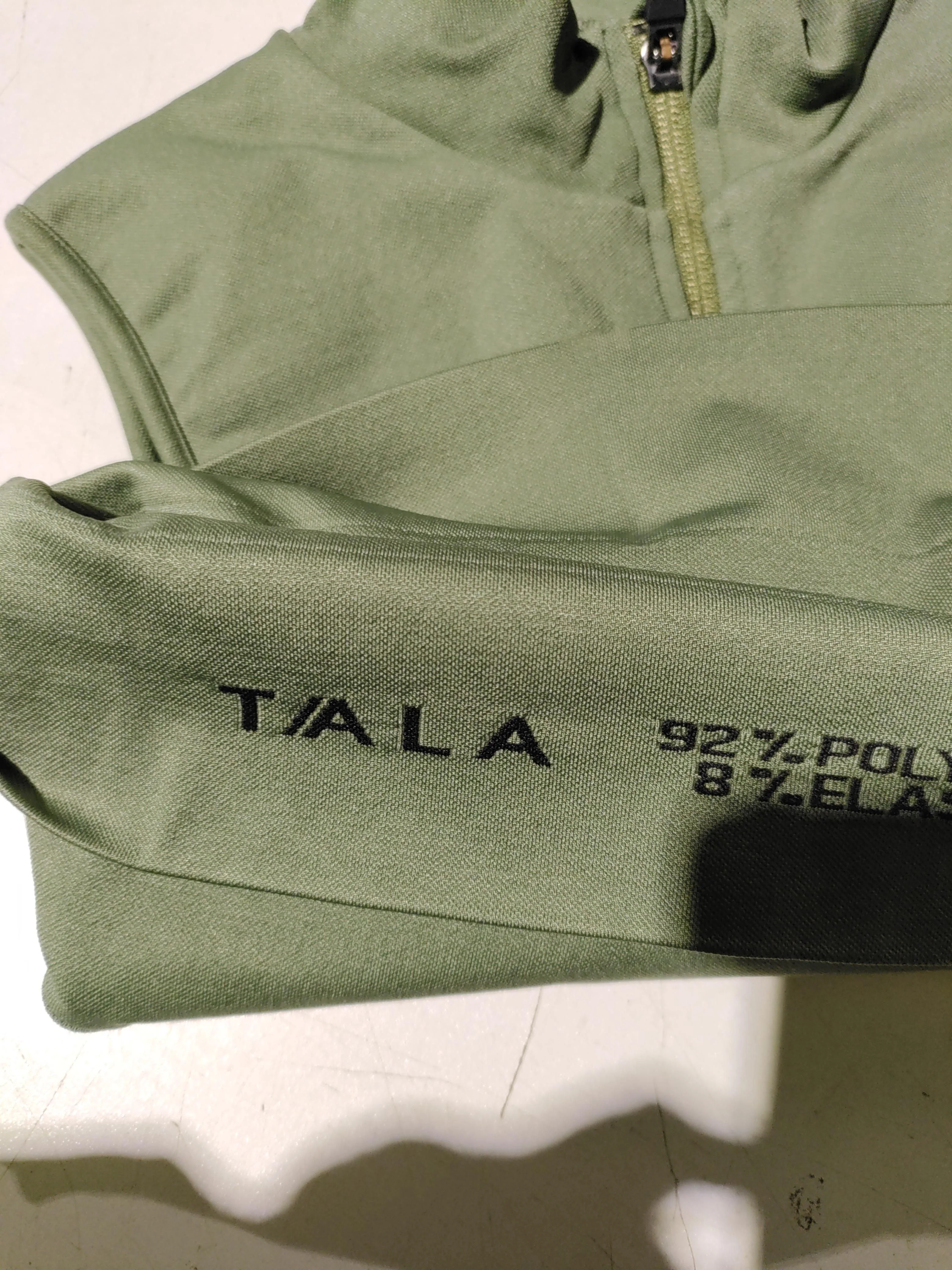 Tala Women's T-Shirt M Green Polyamide with Elastane Sleeveless Basic - Image 5