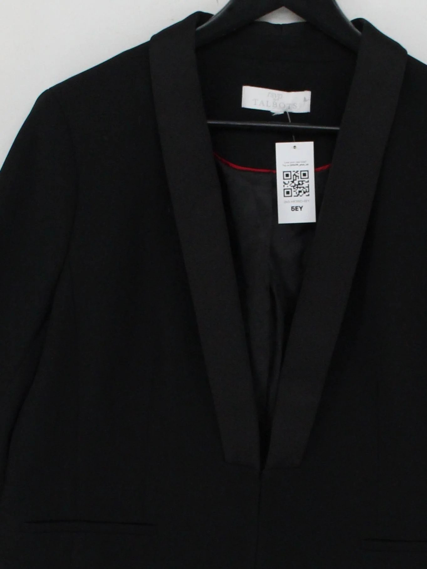 Talbots Women's Blazer M Black Polyester with Rayon Overcoat - Image 3
