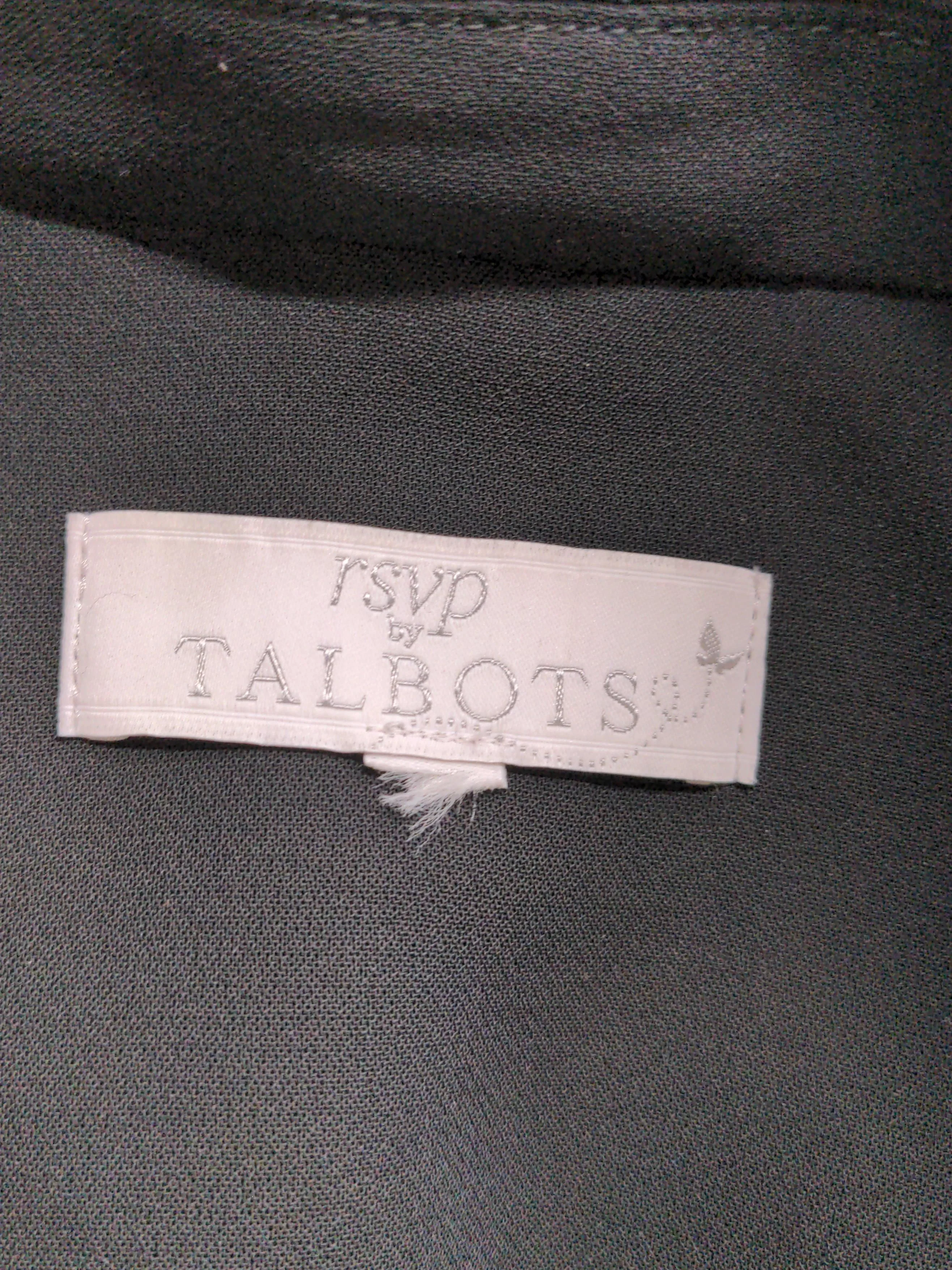 Talbots Women's Blazer M Black Polyester with Rayon Overcoat - Image 5