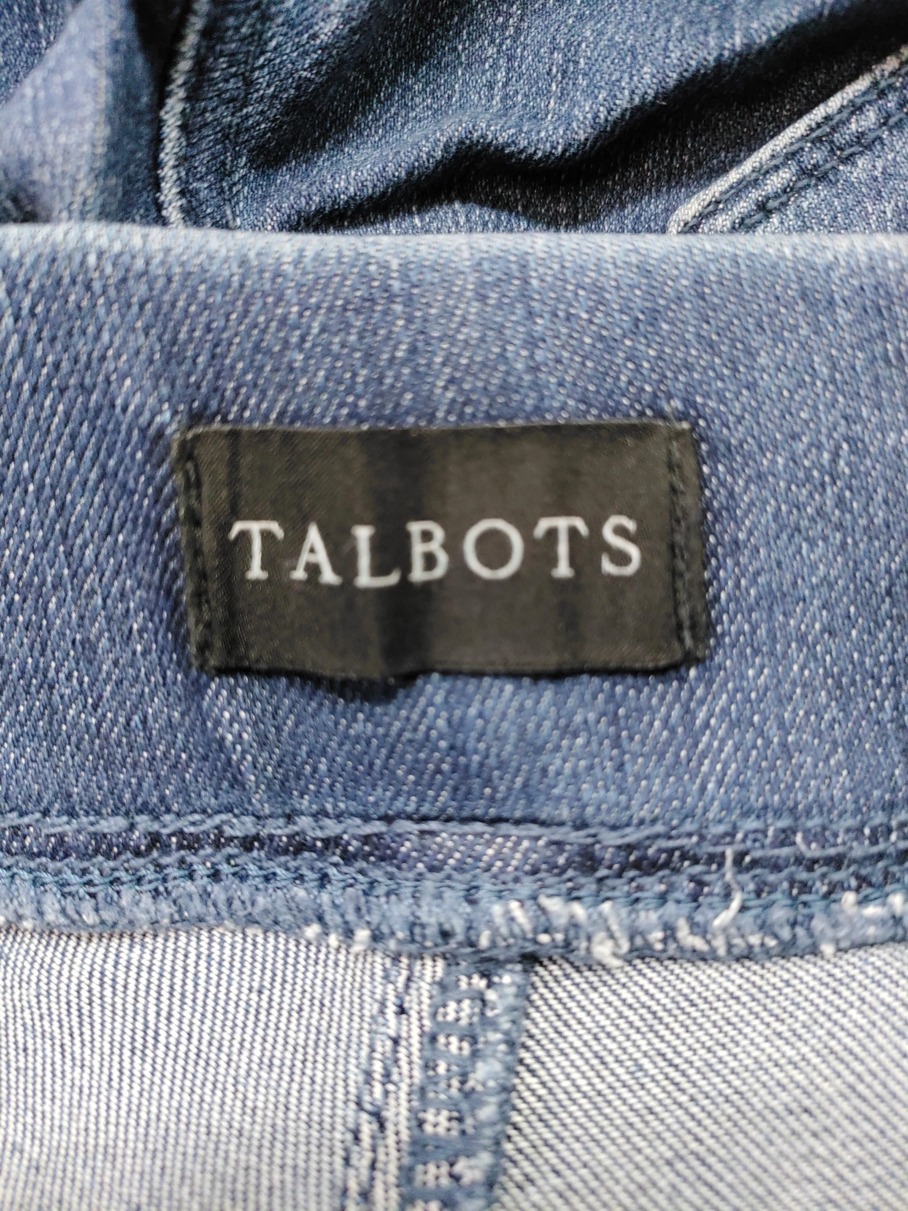 Talbots Women's Jeans UK 14 Blue Cotton with Polyester, Elastane Skinny - Image 5
