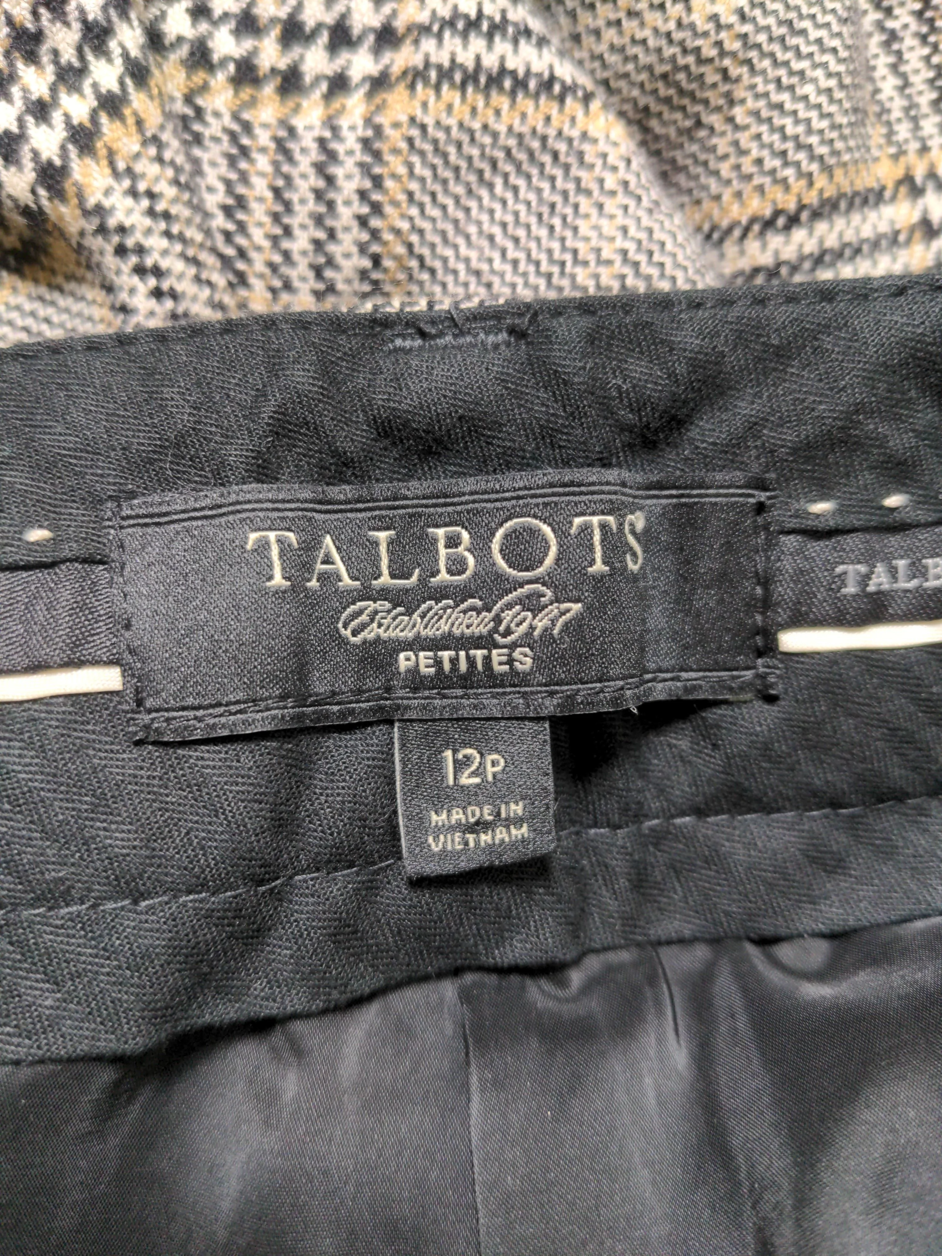 Talbots Women's Trousers UK 16 Multi Wool with Cotton, Spandex Chino - Image 5